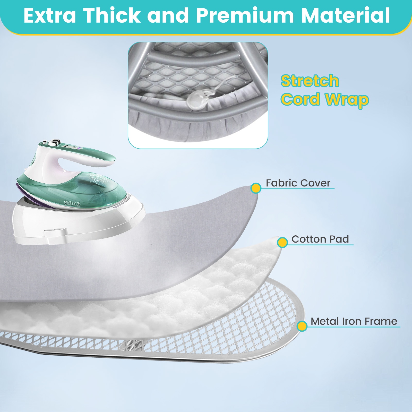 Slickblue D-CO-RG80811VJ Ironing-Boards-And-Accessories - View #4