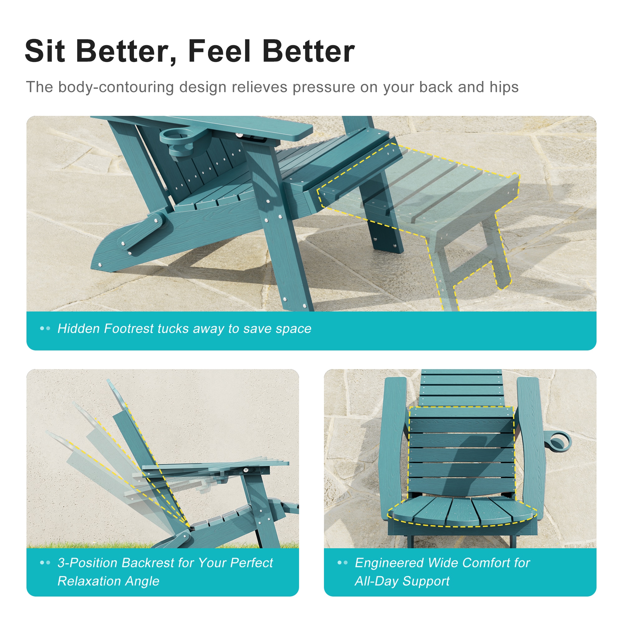 Livewood L-S-AR-35LB Patio-Chairs - View #3