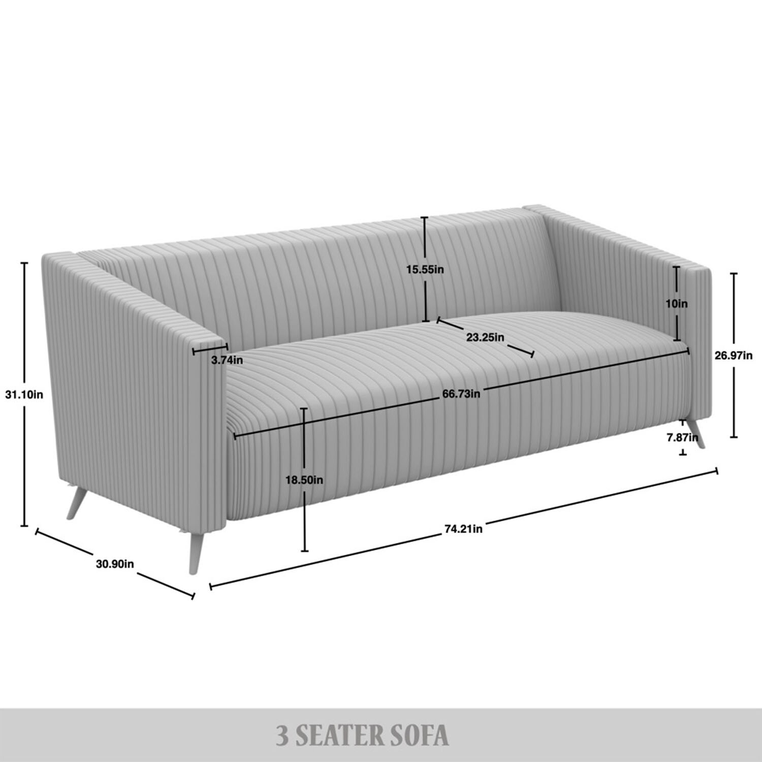 CasePiece C372SF-GY-VV Sofas-Loveseats - View #8