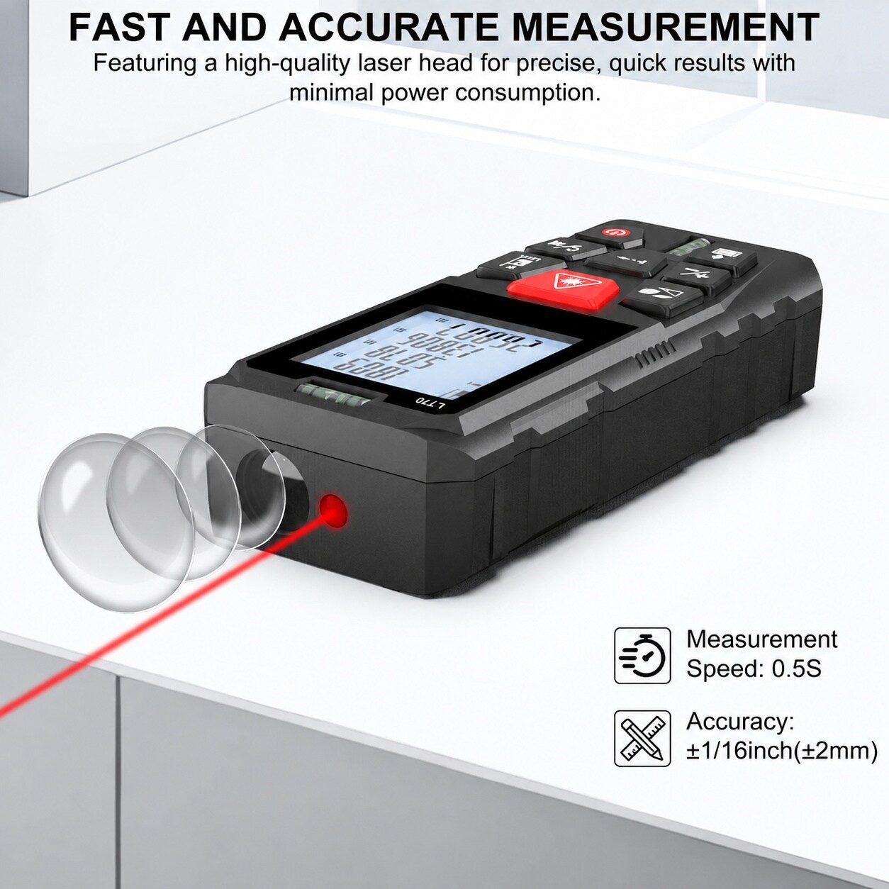 Linder Group Inc L3CA3ITA Laser-Distance-Measurers - View #4