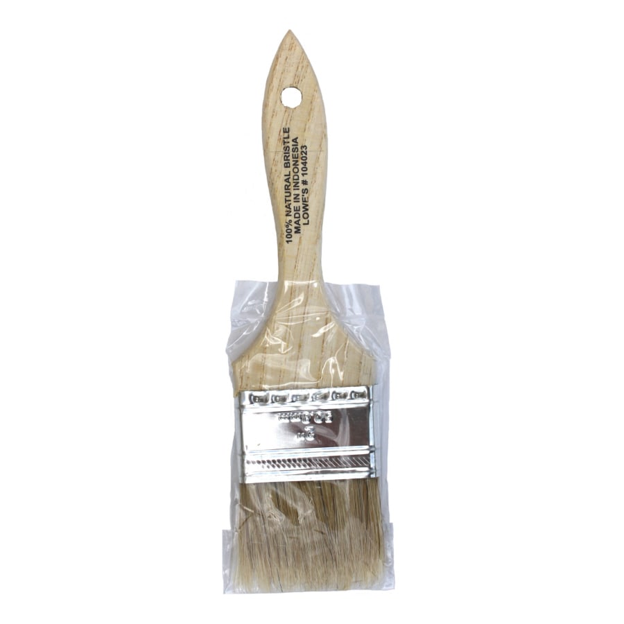 Project Source 3-in Natural Bristle Flat Paint Brush (Chip Brush) in the  Paint Brushes department at