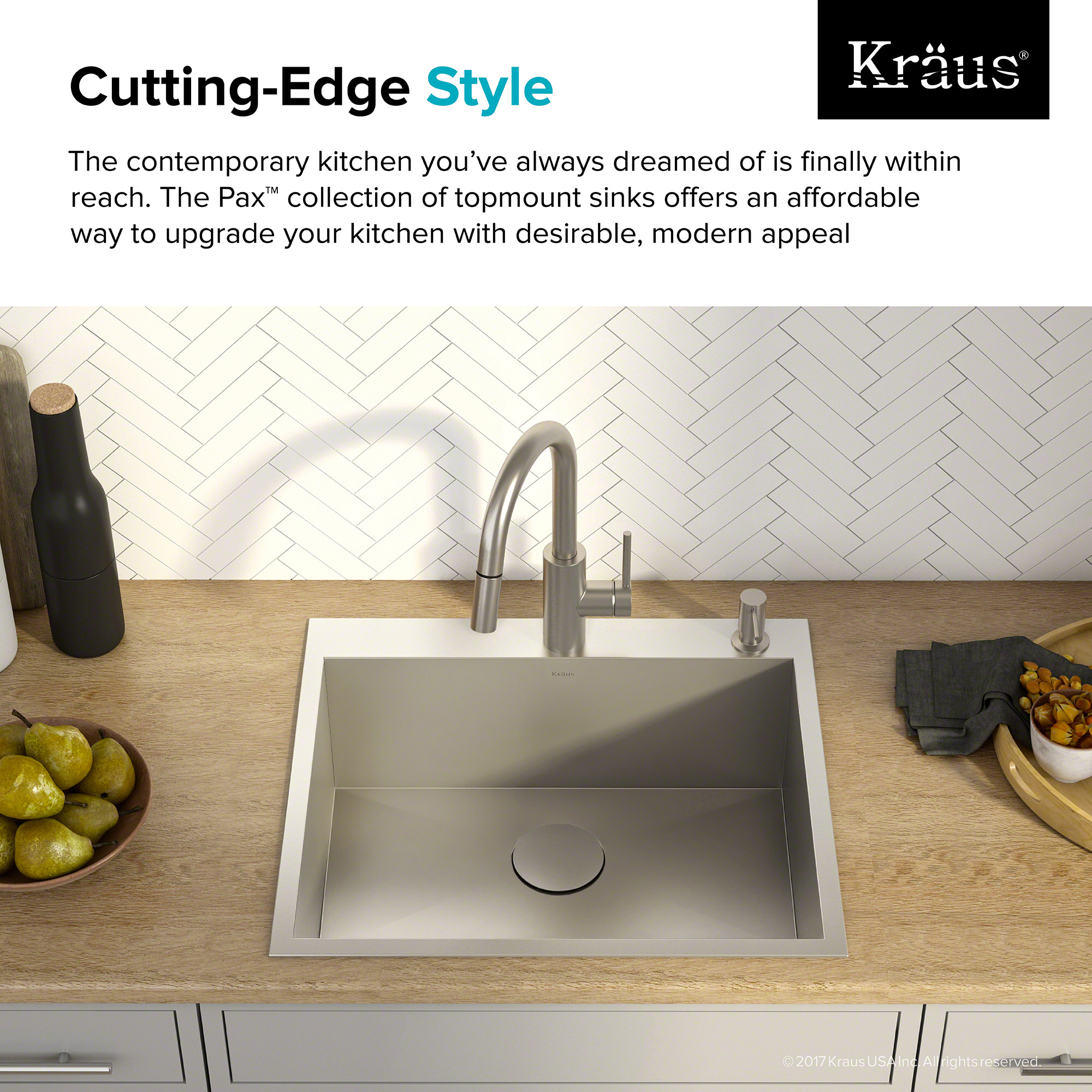 Kraus KP1TS25S-1 Kitchen-Sinks - View #5