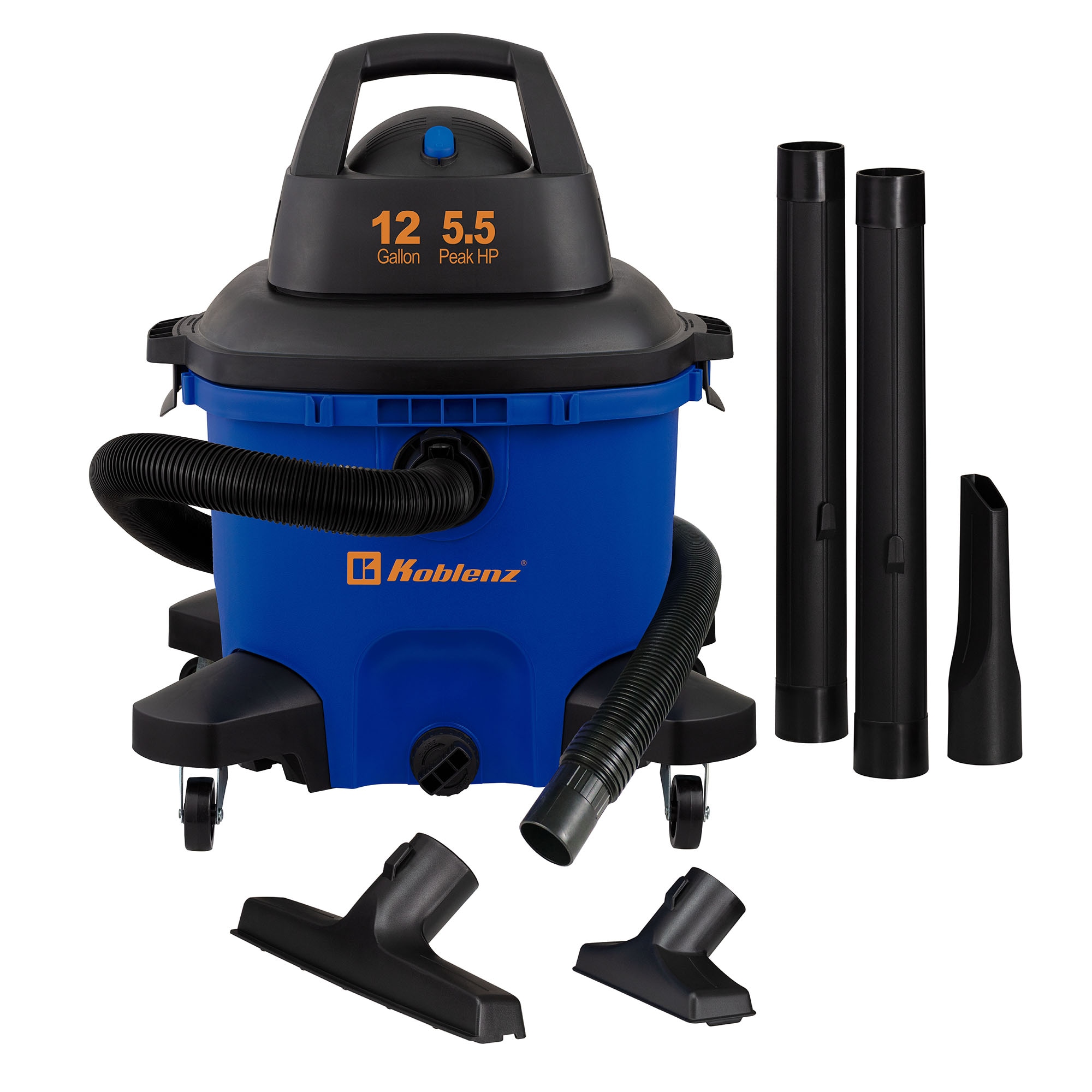 Koblenz 12-Gallons  Corded Wet/Dry Shop Vacuum with Accessories  Included in the Shop Vacuums department at 