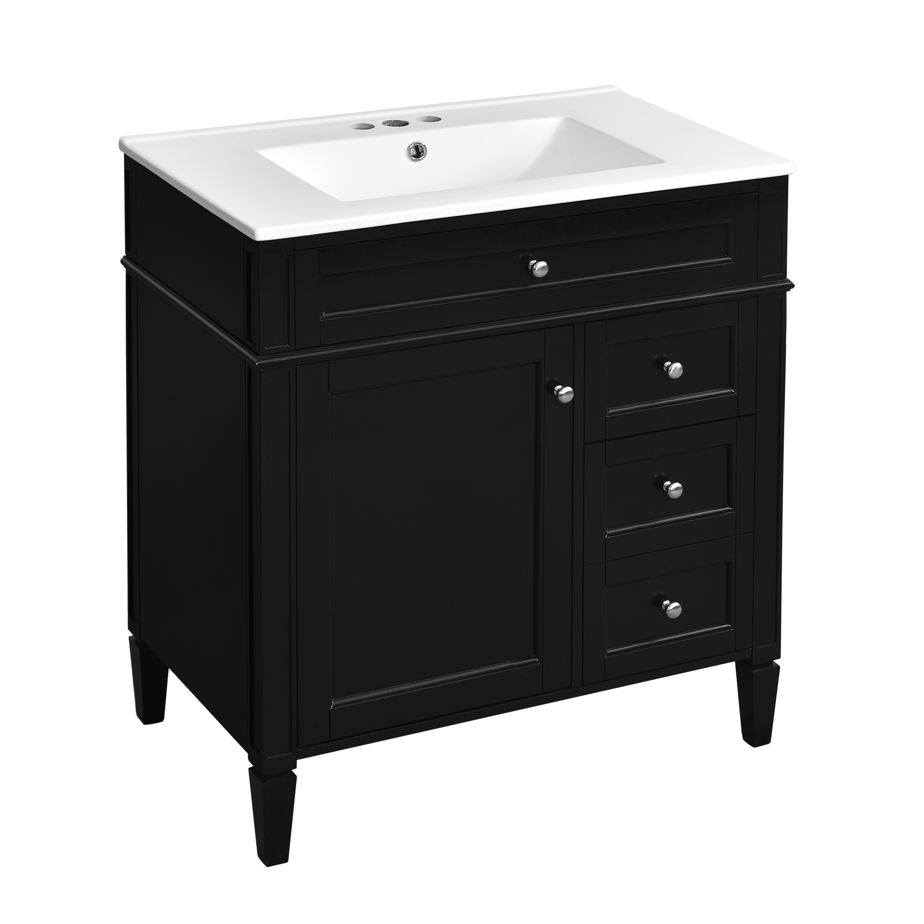 WELLFOR C710-P250194B Bath-Vanity-Combo - View #6