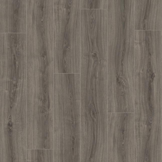 Allen Roth Trafford Oak 8 Mm T X In W 48 L Water Resistant Wood Plank Laminate Flooring Carton The Department At Lowes Com