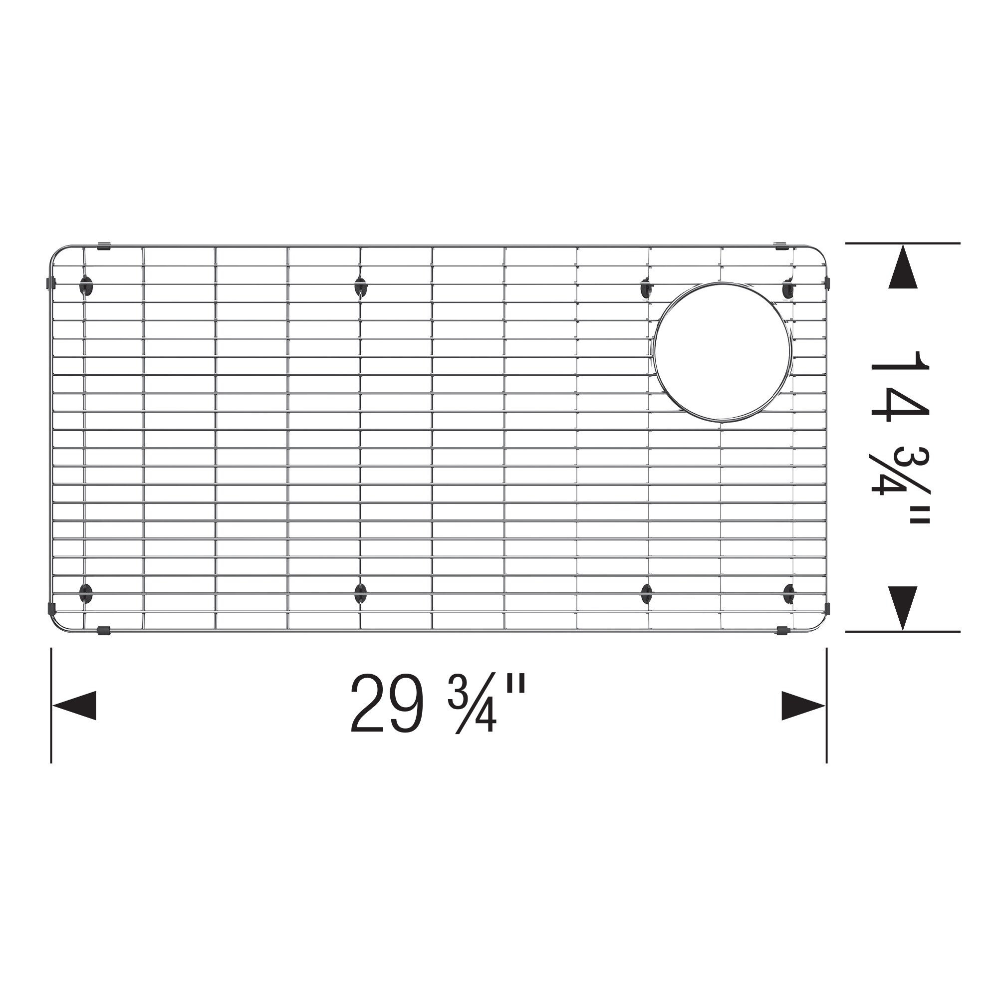BLANCO 237681 Sink-Grids - View #2