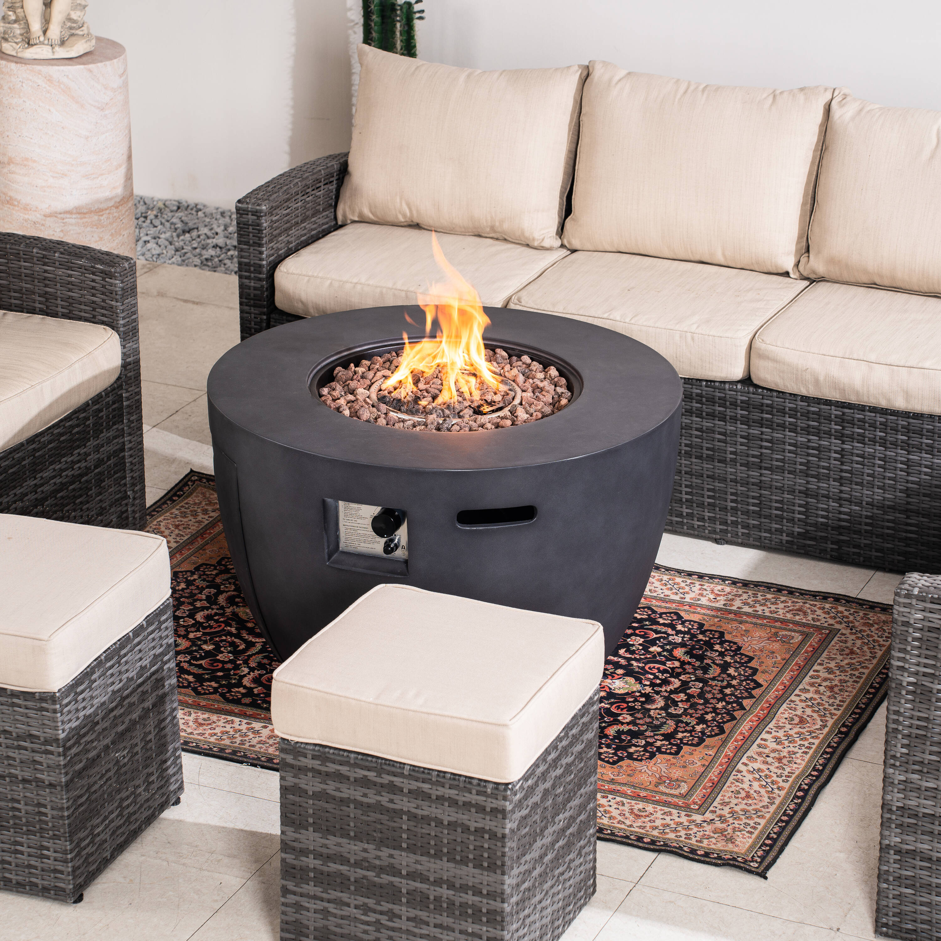 Direct Wicker DWG-2160DG1403BGR Patio-Conversation-Sets - View #8
