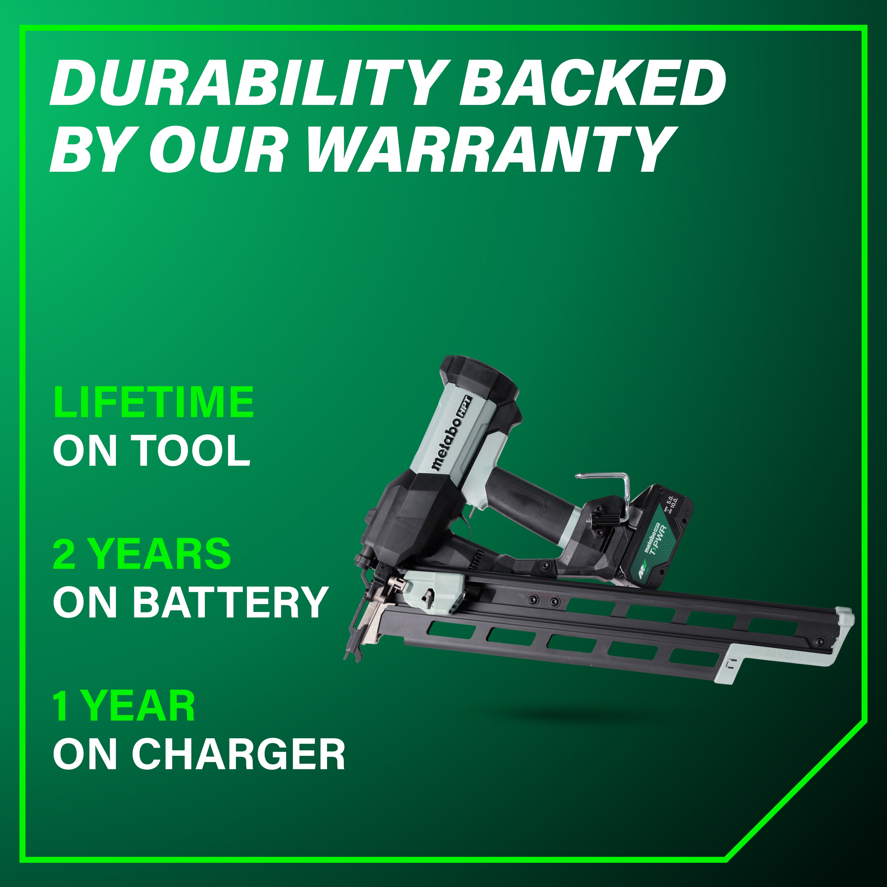Metabo HPT NR1890DRBQRY Cordless-Nailer - View #13