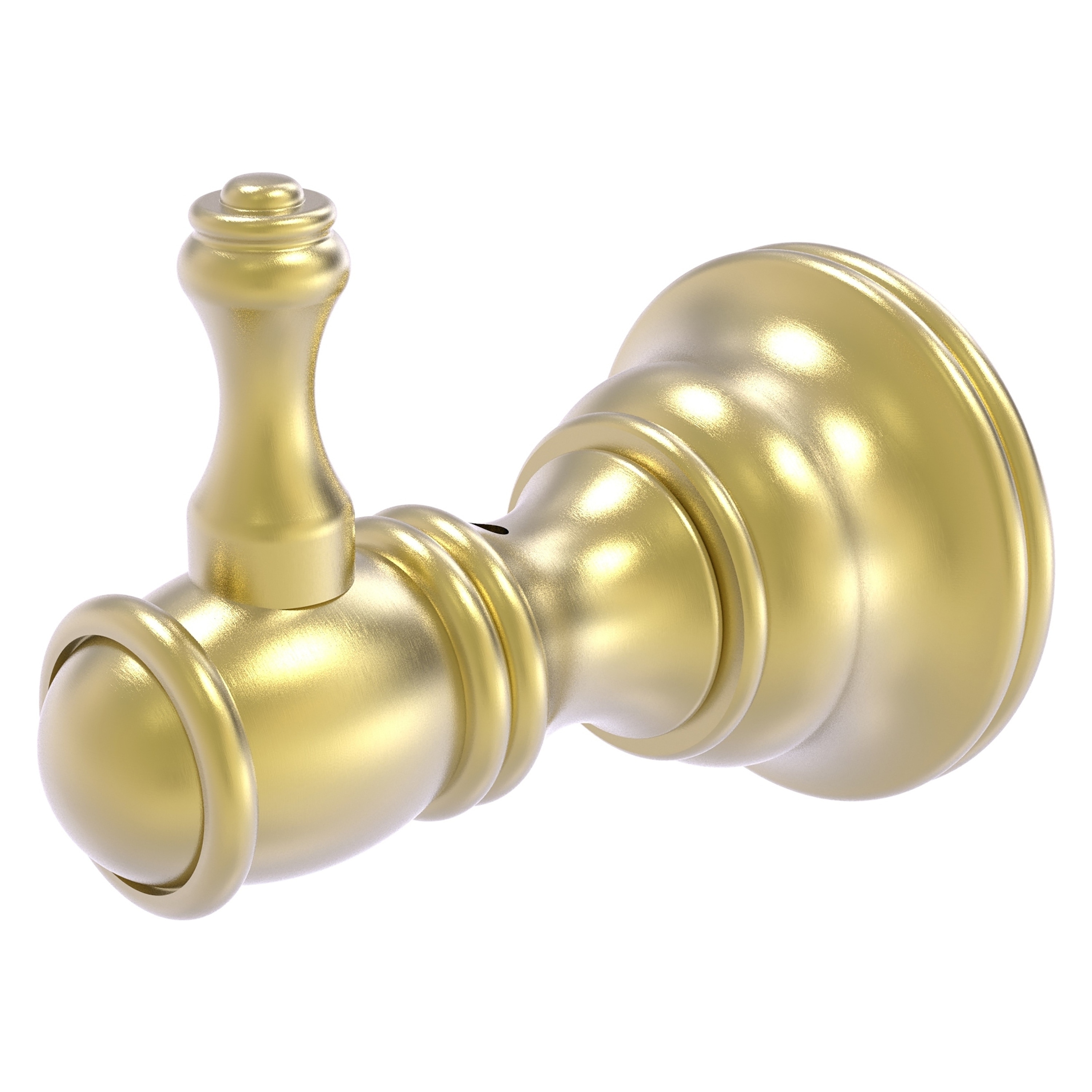 Allied Brass CL-20-SBR Carolina Satin Brass Single -Hook Wall mount Towel Hook