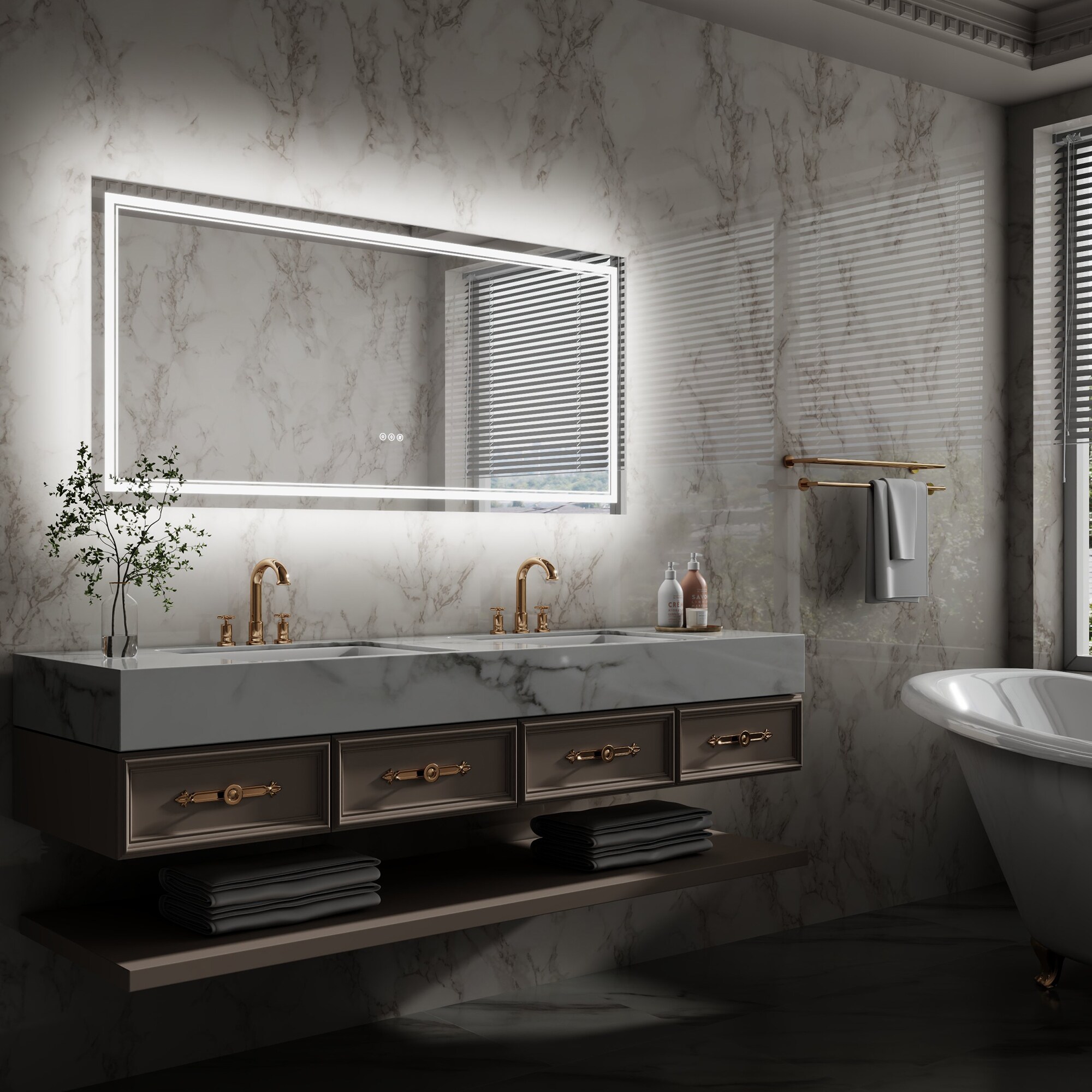 ExBrite TFBM2860 Framed-Bath-Mirrors - View #16