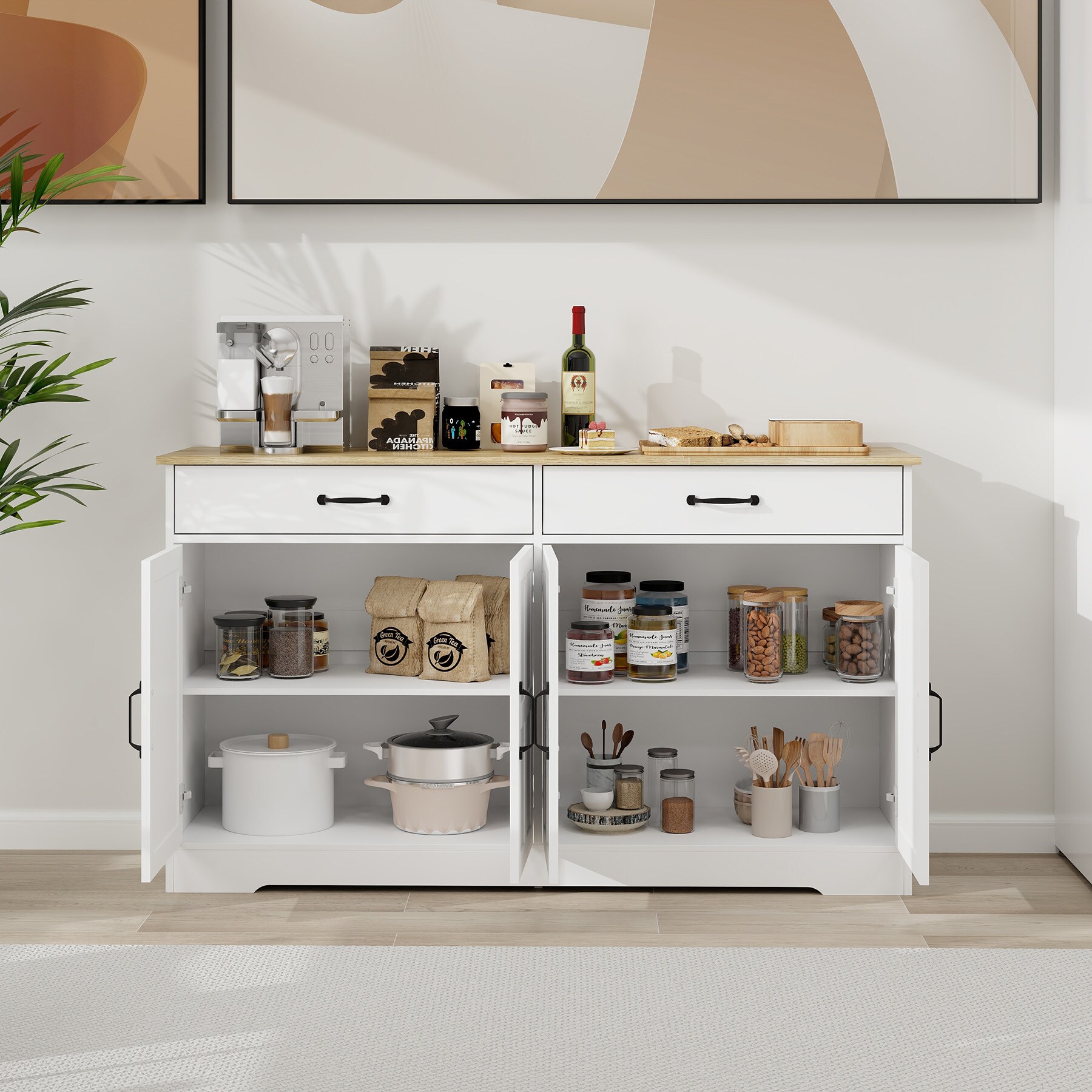 SINOFURN SYB930029WT Dining-Kitchen-Storarge - View #8