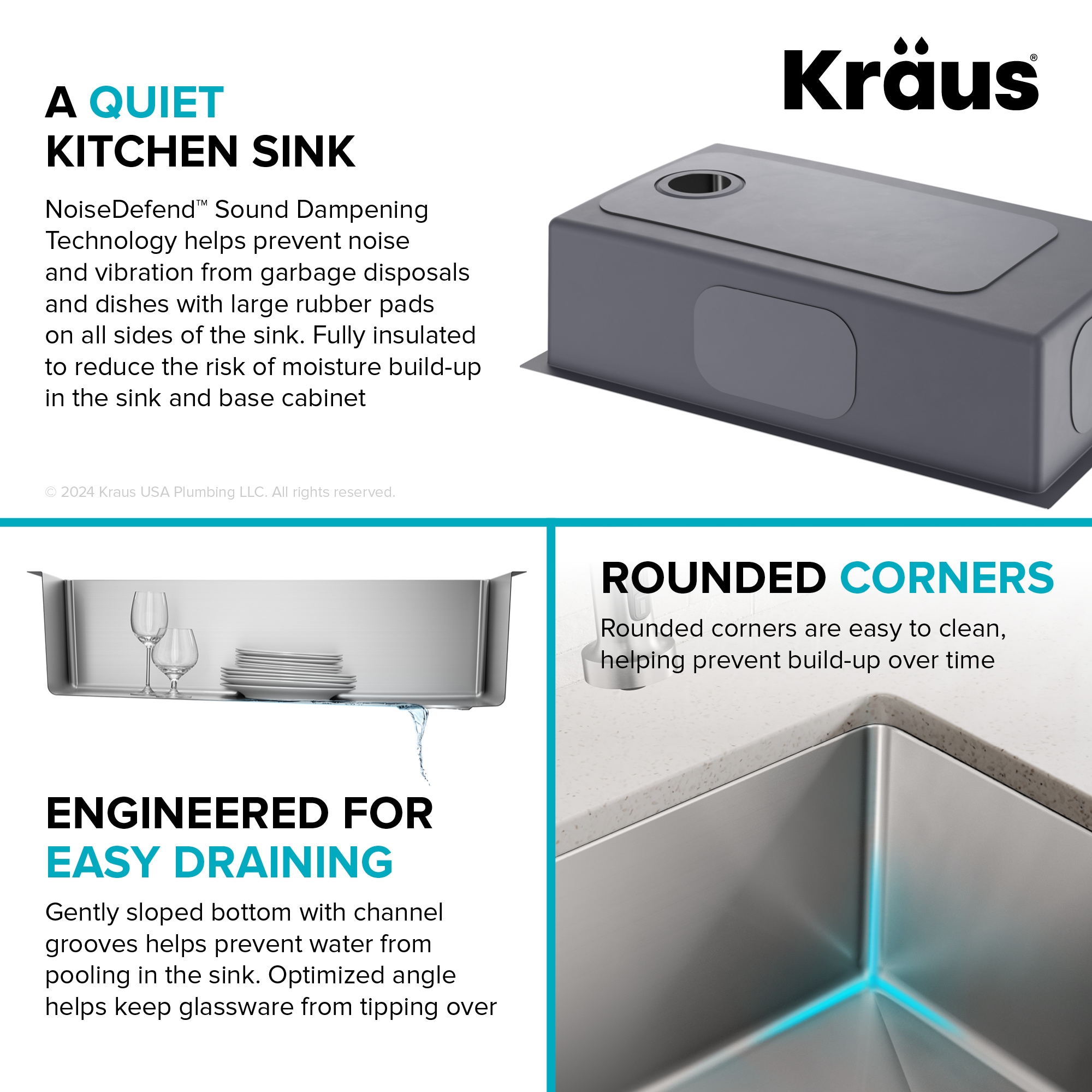 Kraus KHU640-33 Kitchen-Sinks - View #10