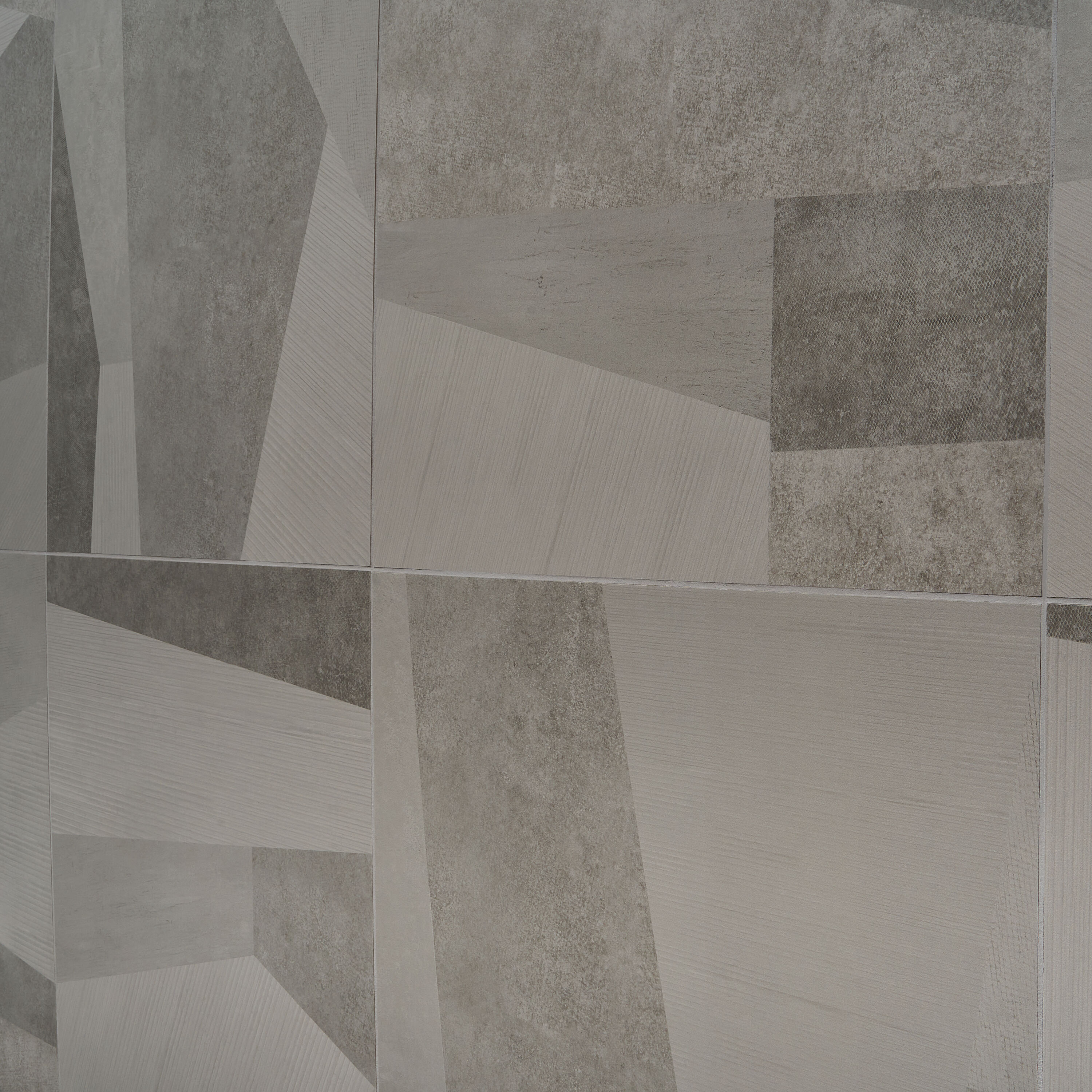 Large Gray Matte Porcelain Floor and Wall Tile