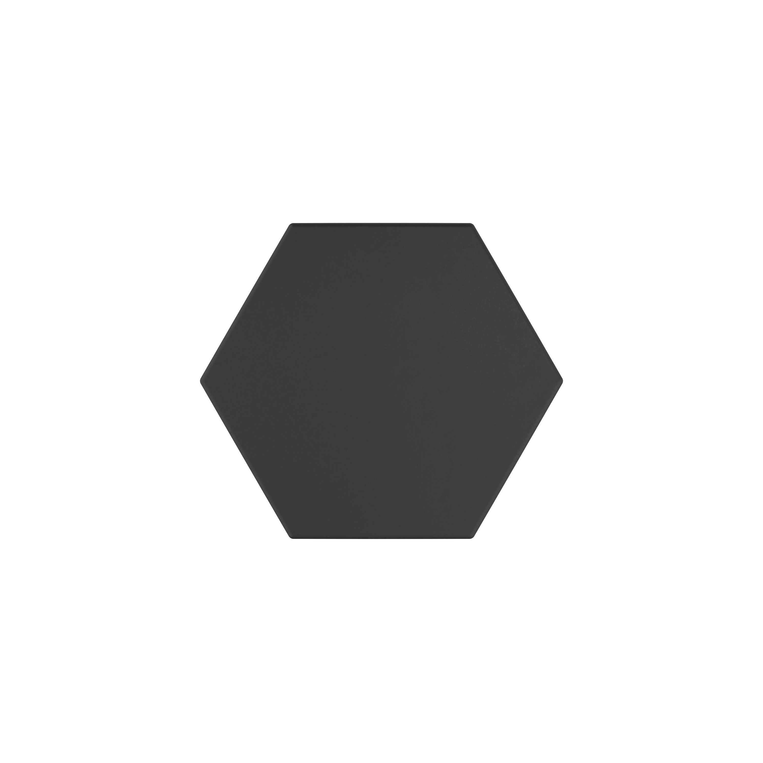 Matte Black Geometric Cabinet Knob with Mounting Hardware