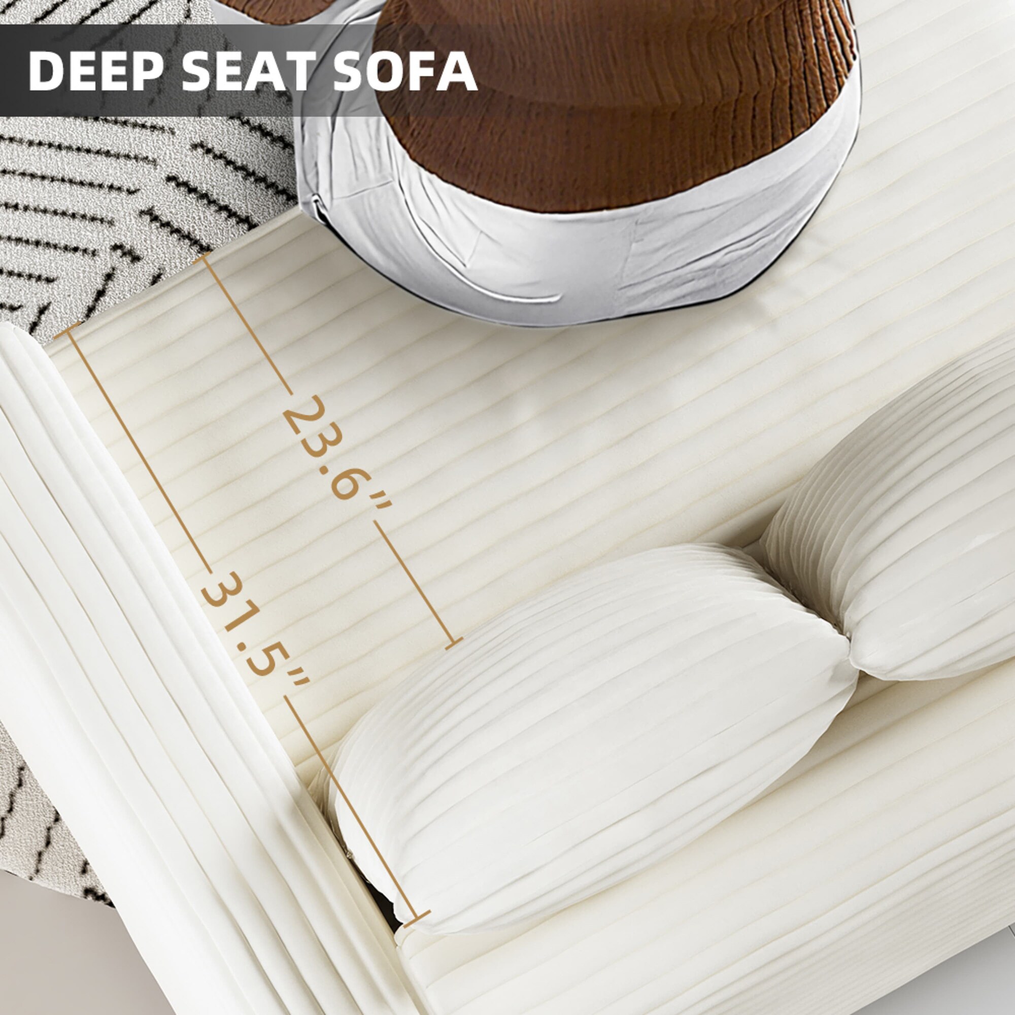 SINOFURN SYA020263WT Sofas-Loveseats - View #17