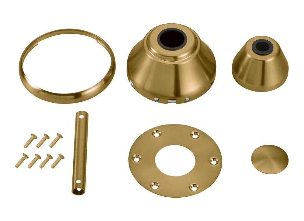 Generation Lighting 88MCFK-BBS Maverick 3.5-in Burnished brass Steel Angle Mount Capable Mounting hardware