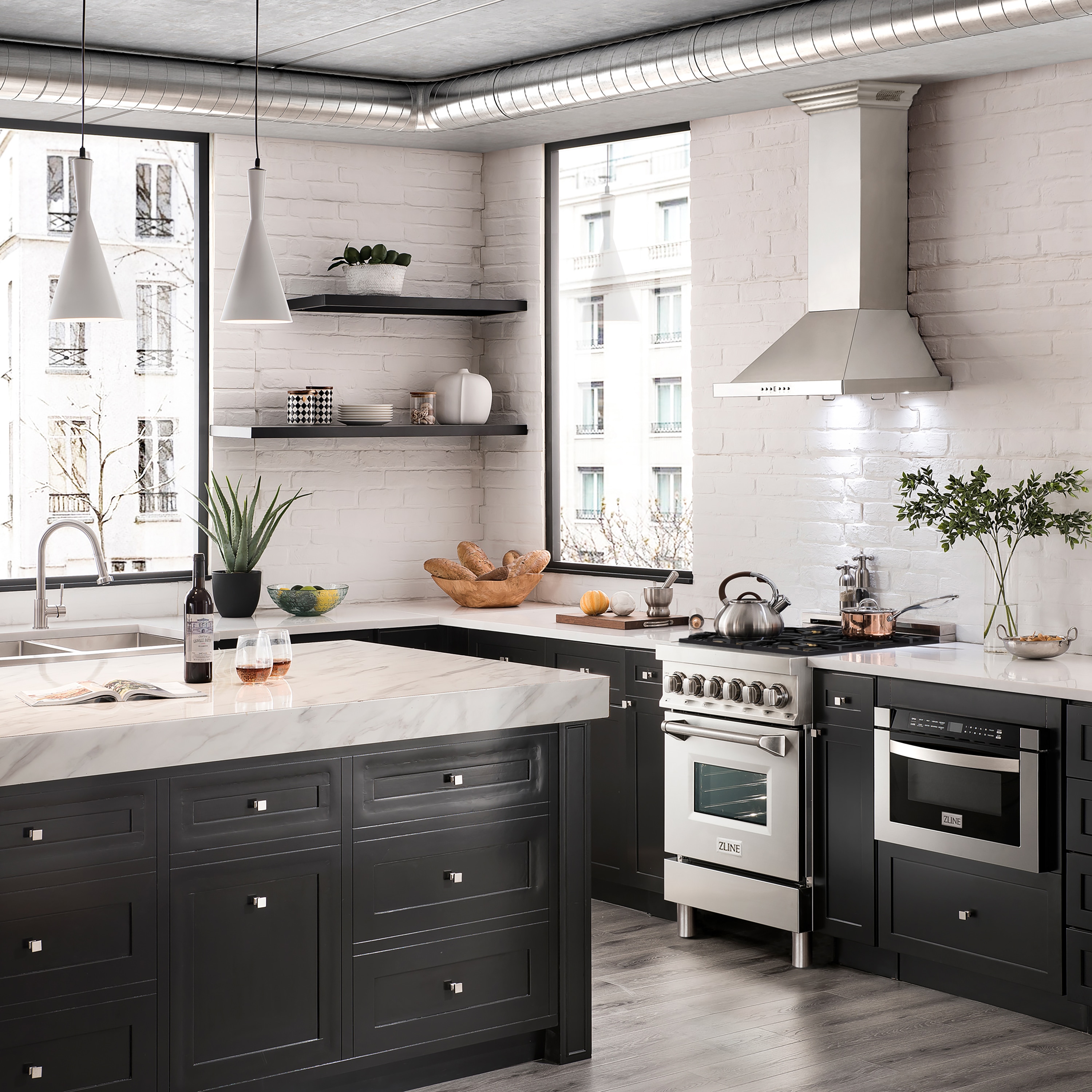 ZLINE KITCHEN & BATH RA-BR-24 Dual-Fuel-Ranges - View #2