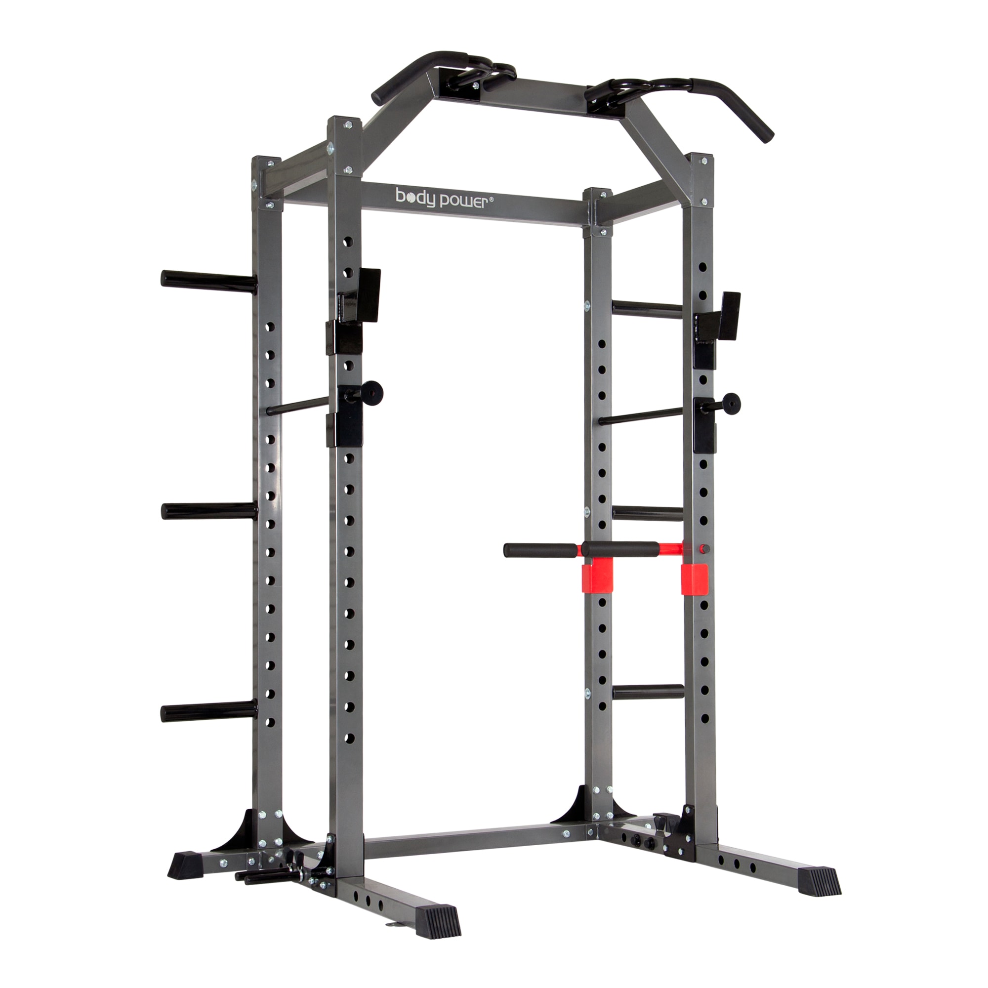 ProsourceFit Dip Stand Station, Power Tower, Heavy Duty Ultimate Body Press  Bar with Safety Connector for Tricep Dips, Pull-Ups, Push-Ups, L-Sits