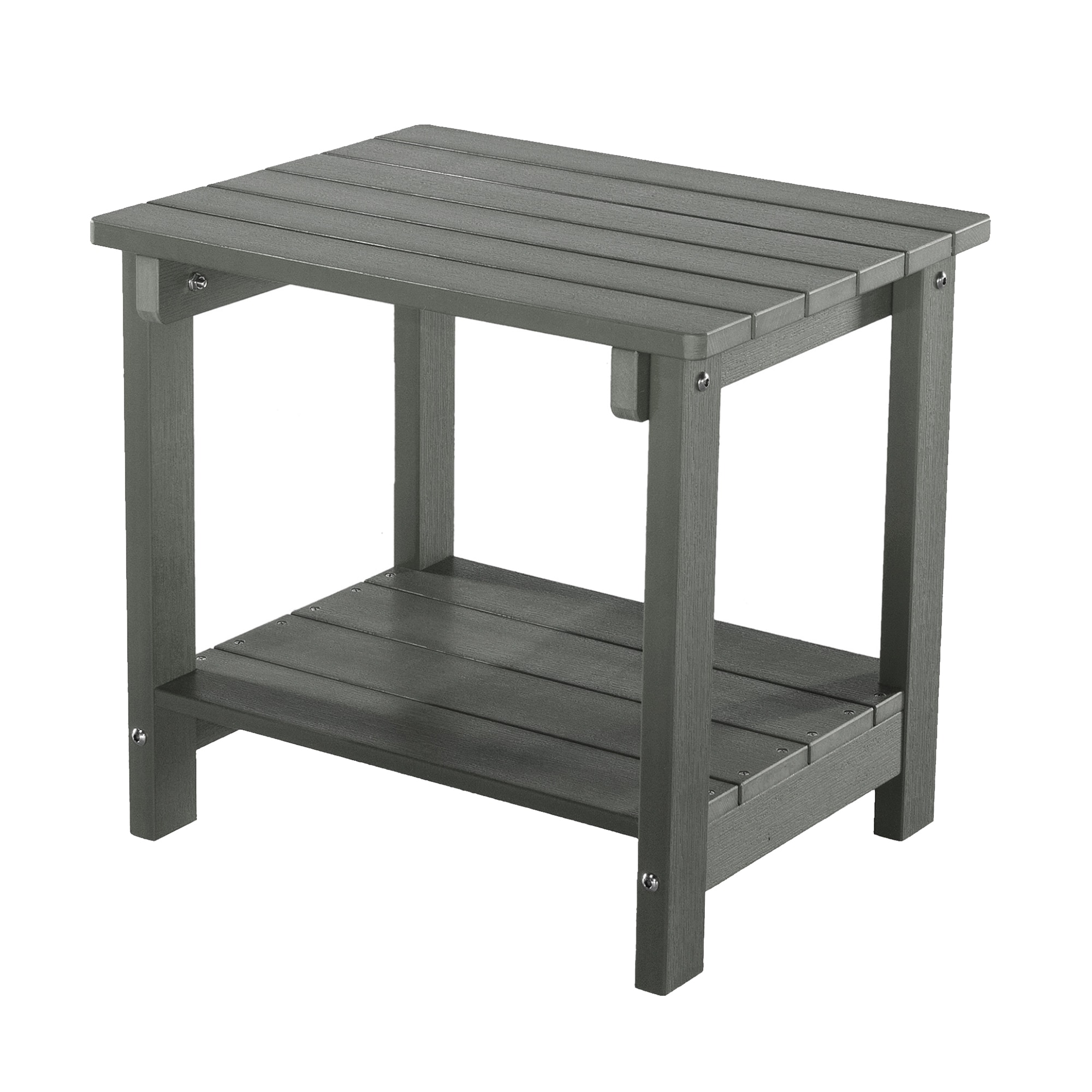 CESICIA W225-OPS-138 Patio Table Rectangle Outdoor End 15.75-in W x 19.69-in L