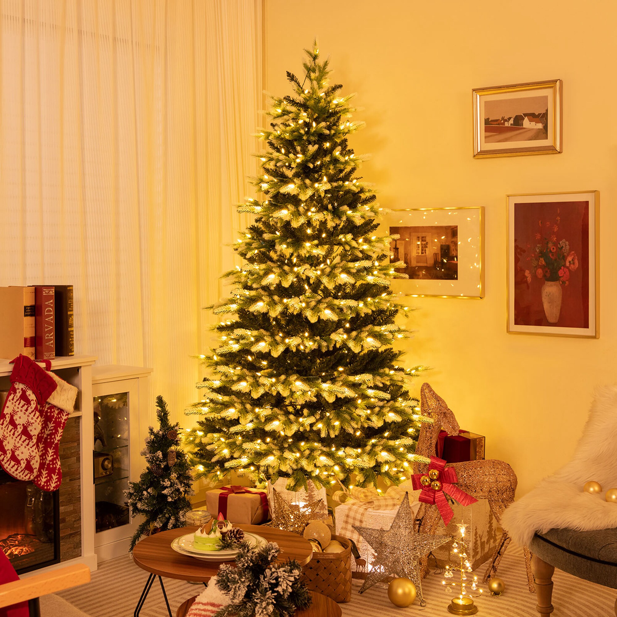 Costway LWS00767 Artificial-Christmas-Trees - View #8