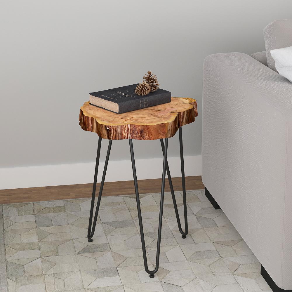 Imperial International 24-in W x 24-in H Multicolor Wood End Table