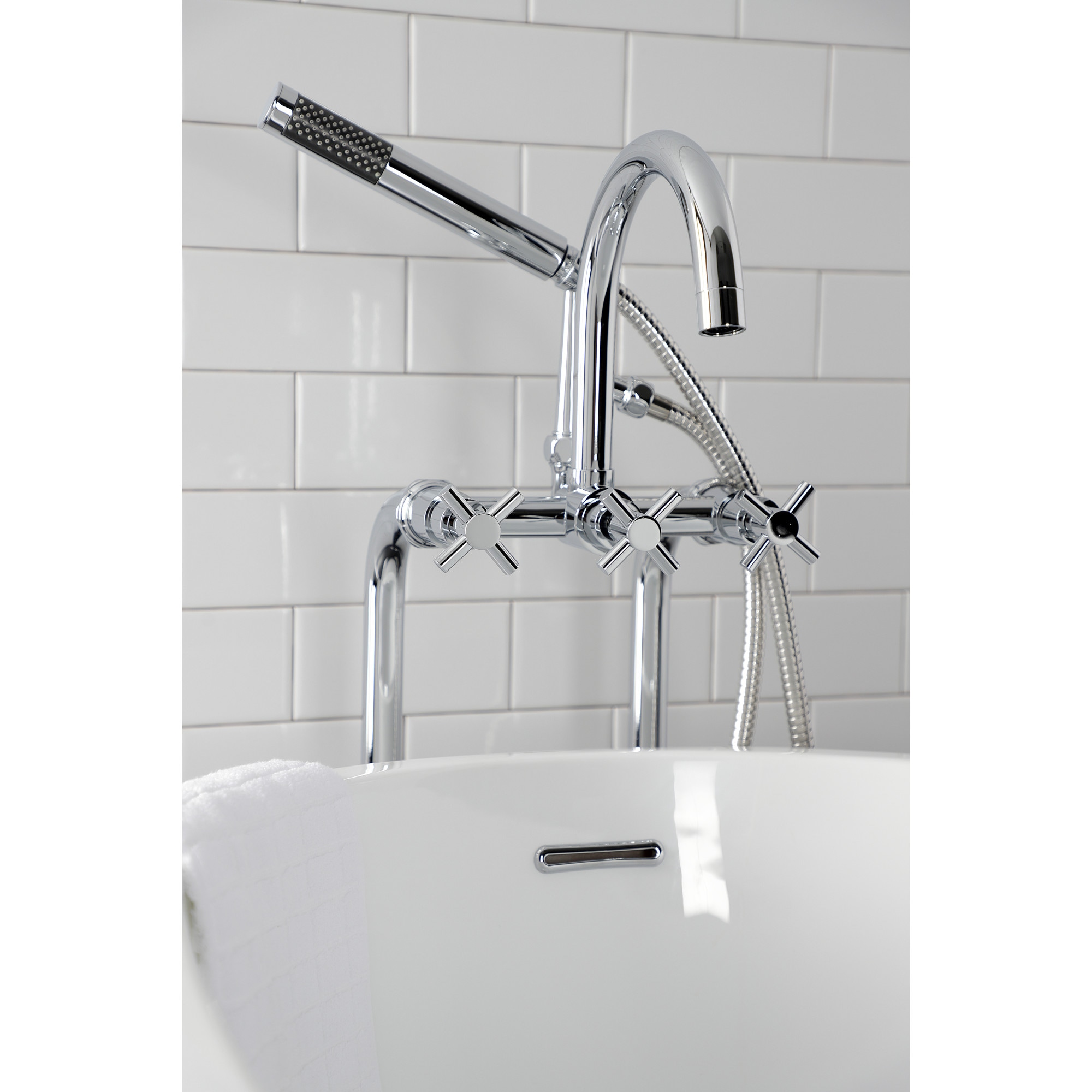 Kingston Brass WLCCK8101DX Roman-Tub-Faucets - View #5