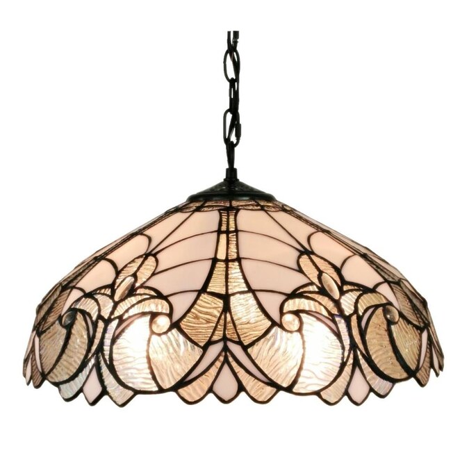 Amora Lighting Multi Stained, Stained Glass Light Fixture