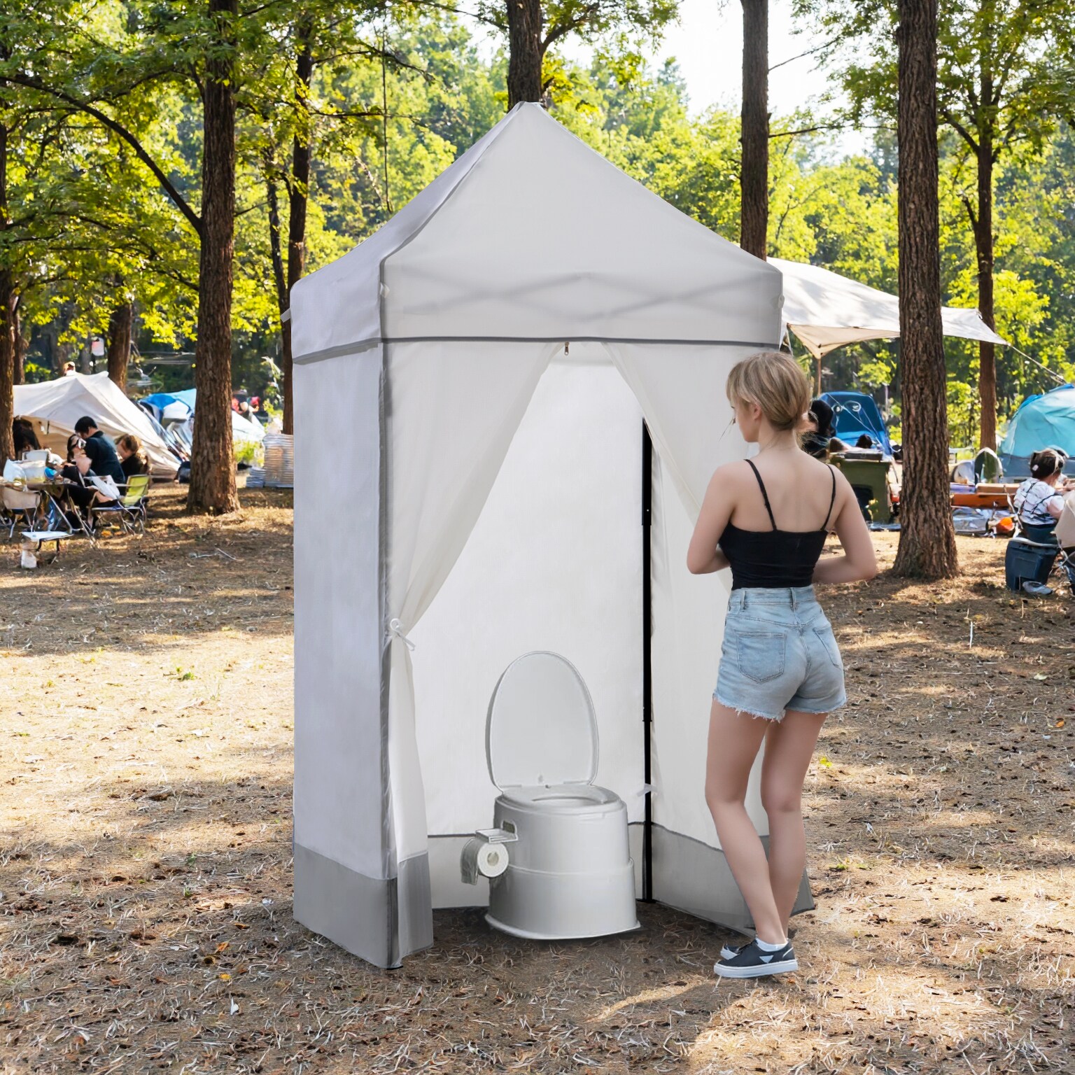 Sunjoy A109010200 Wood-Resin-Gazebos - View #10