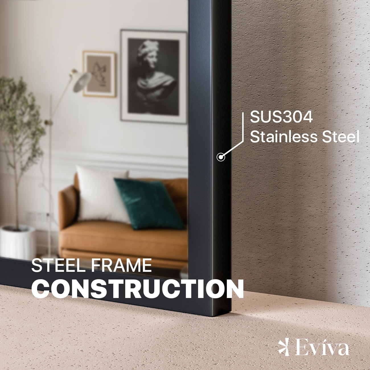 Eviva EVMR-36X30-BLK Decor-Mirrors - View #4