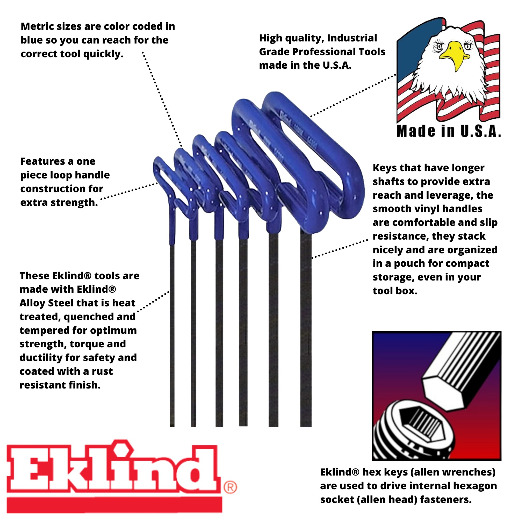 Eklind 56198 Hex-Torx-Key - View #2