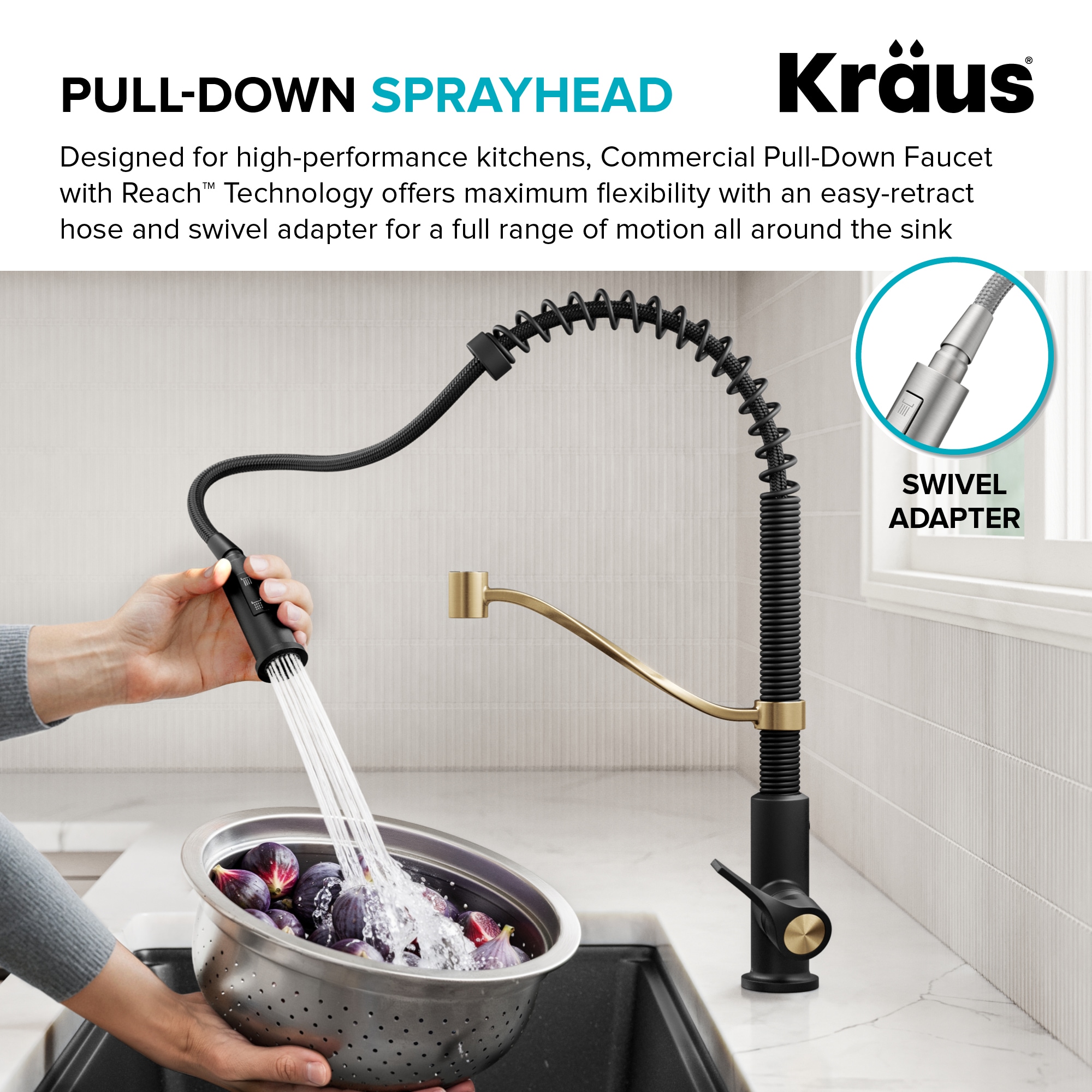 Kraus KPF-2635SFBB Kitchen-Faucets - View #8