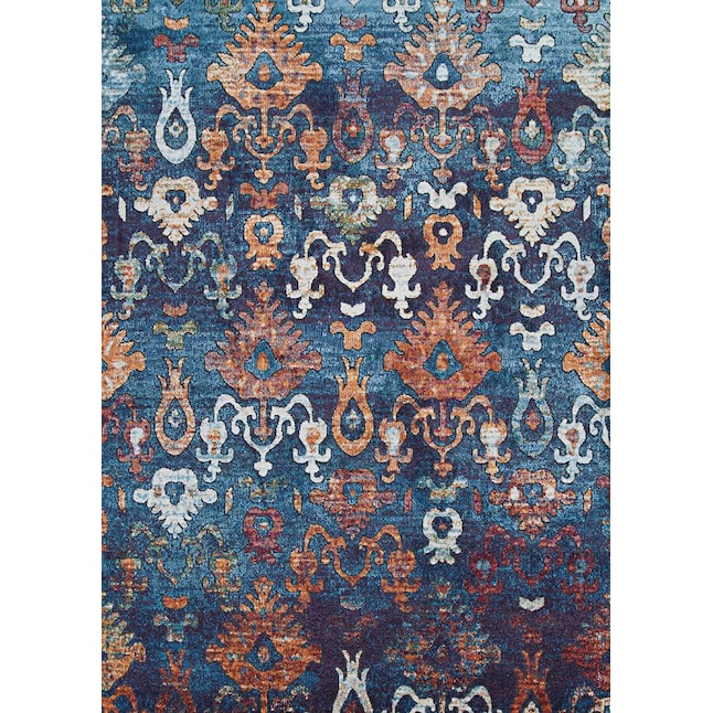 Couristan Kaleidoscope 9 X 12 Mirage Indoor Fl Botanical Area Rug In The Rugs Department At Lowes Com
