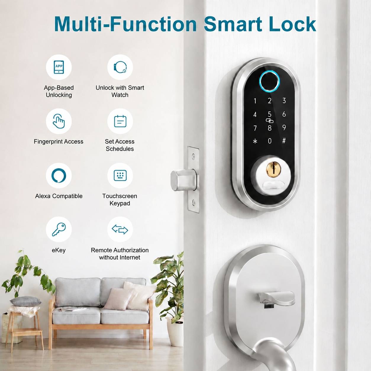 Oyezvary LOZ0805O370 Electronic-Door-Locks - View #4