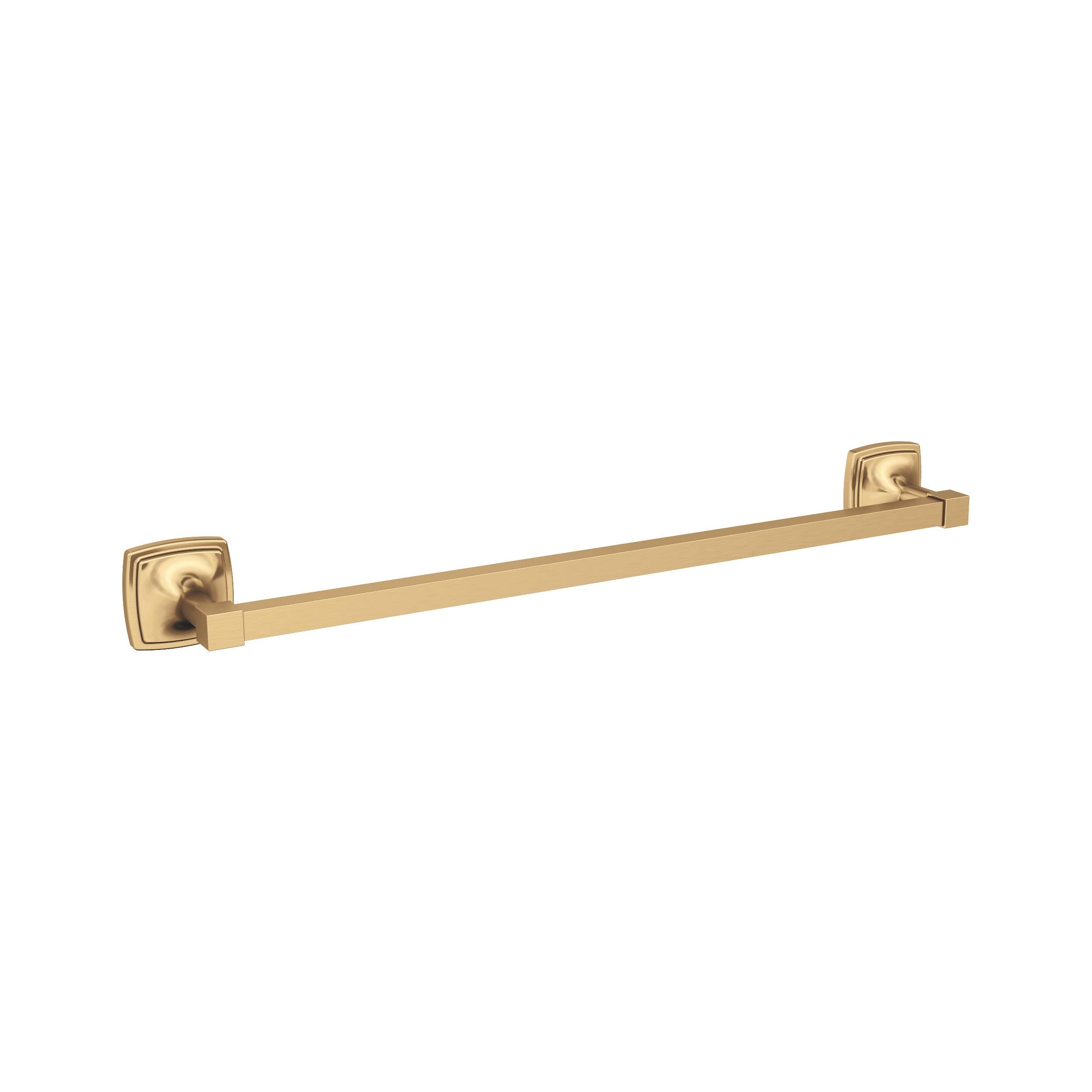 Allied Brass Prestige Regal Collection Shower Curtain Rod Brackets in  Unlacquered Brass in the Shower Rod Parts department at