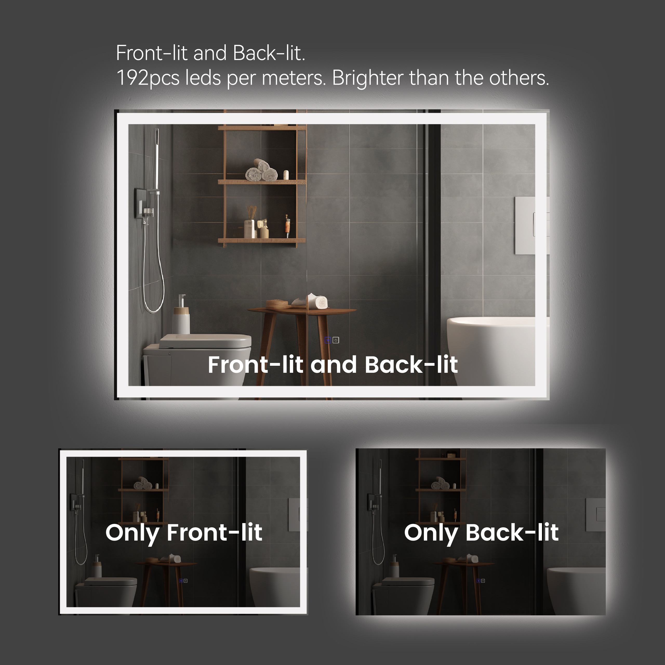 AAZJ DR-P284027 Framed-Bath-Mirrors - View #2