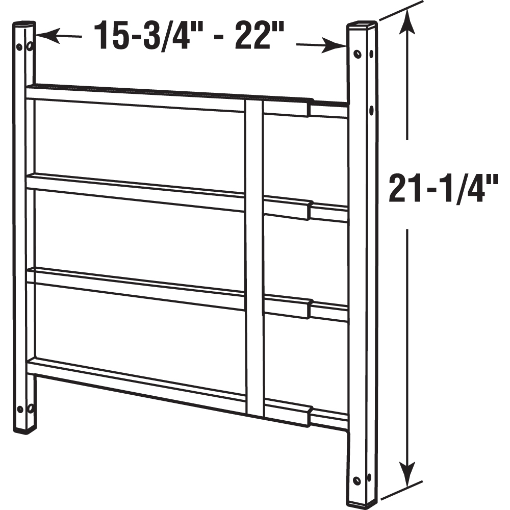 Prime-Line S 4760 Window-Security-Bars - View #2