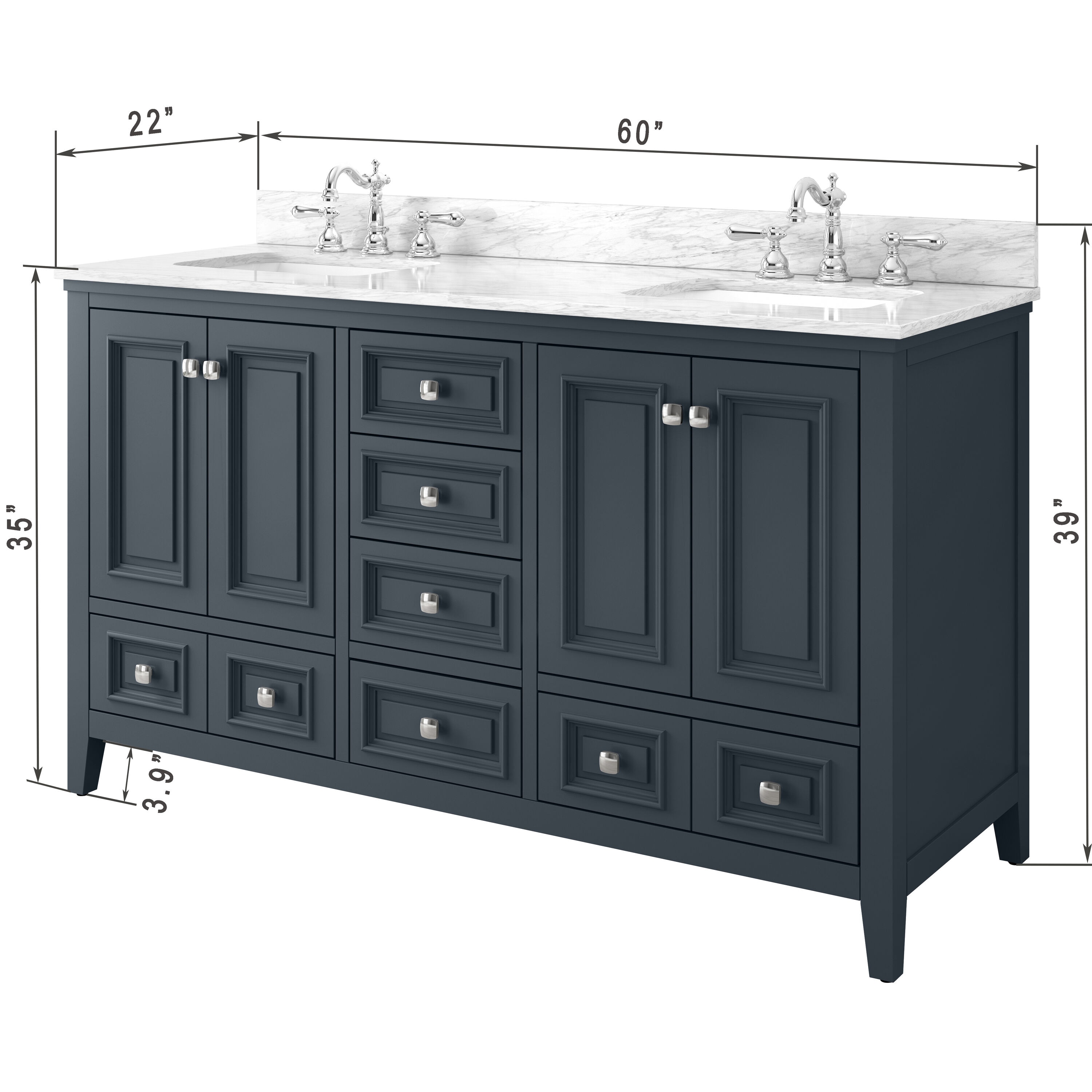 TJAmerican TJ01-28V6022GR Bath-Vanity-Combo - View #5