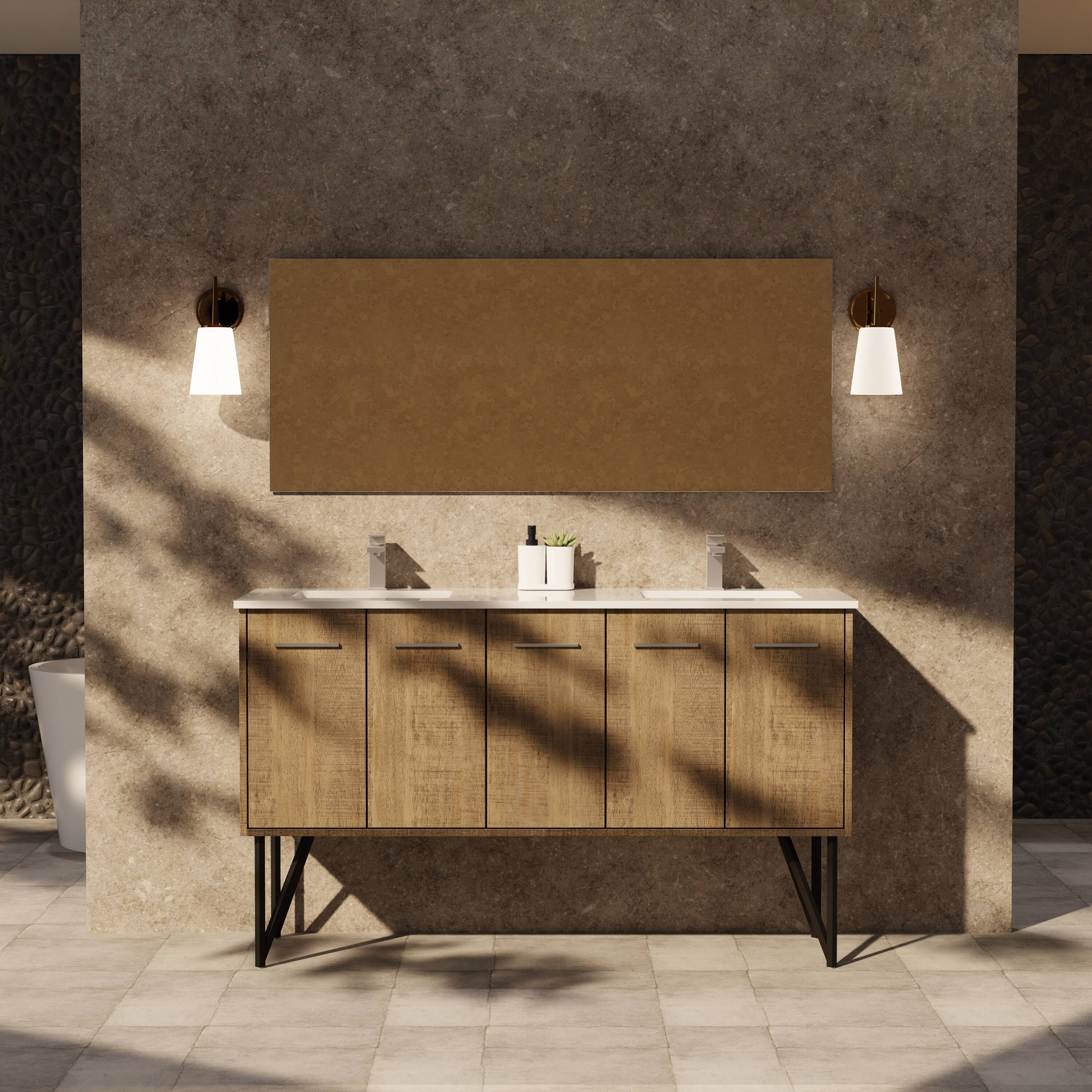 Lexora LVLY60DRA310 Bath-Vanity-Combo - View #2