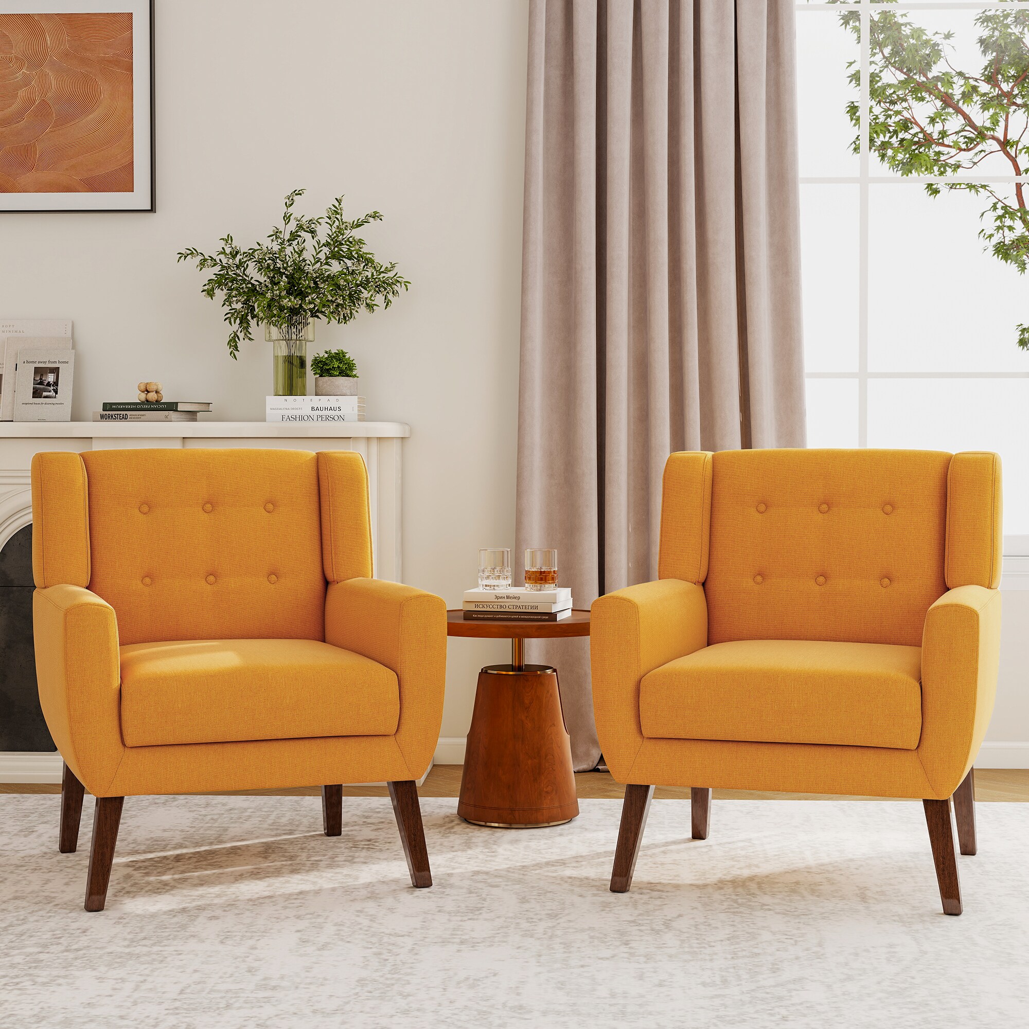 Dreamsidea LS-IDF-SF03-ORANGE-2 chairs - View #2