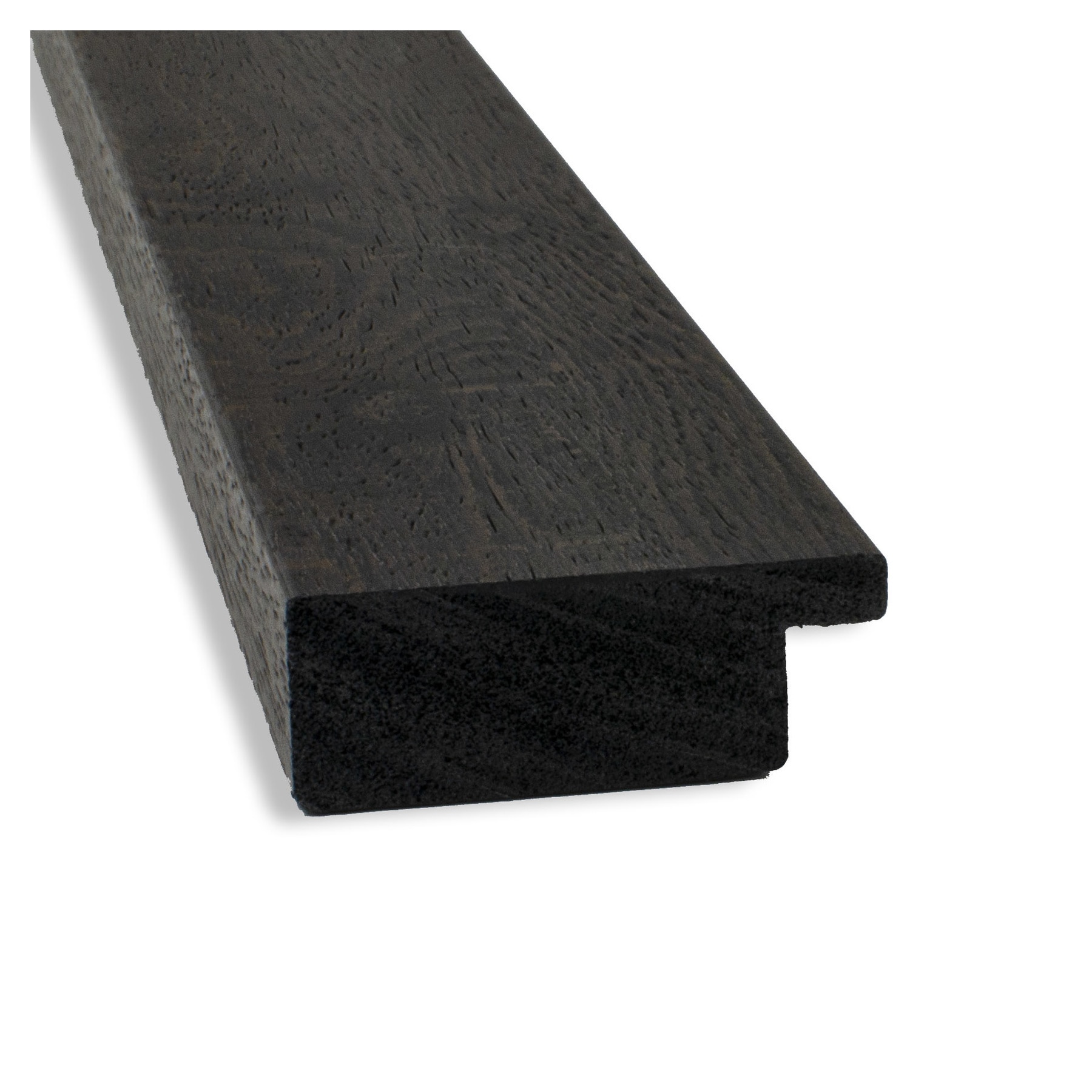 Rustic Plank Espresso Square Woodgrain Wall Mirror 23.38"