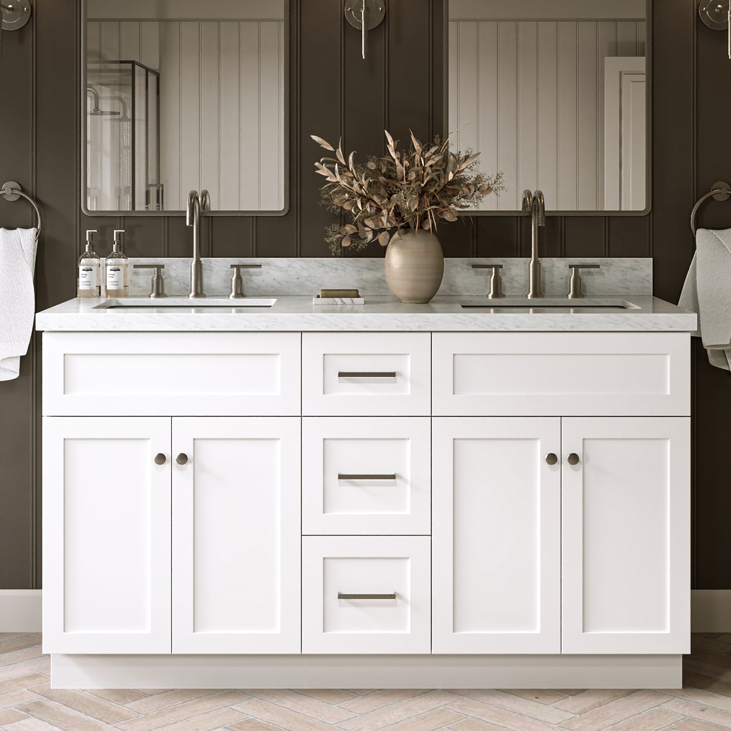 ARIEL F060D-BC-WHT vanities - View #2