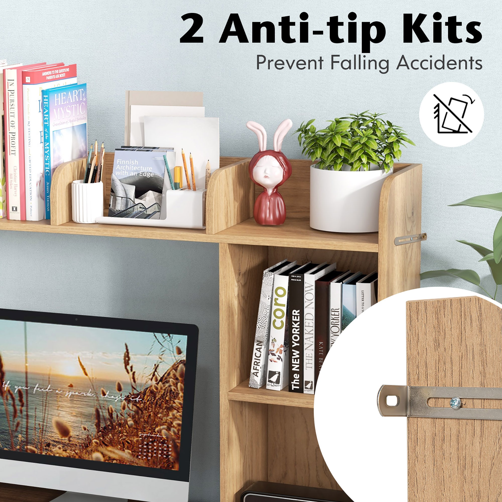 Costway CB10471NA Desktop-Organizers - View #7