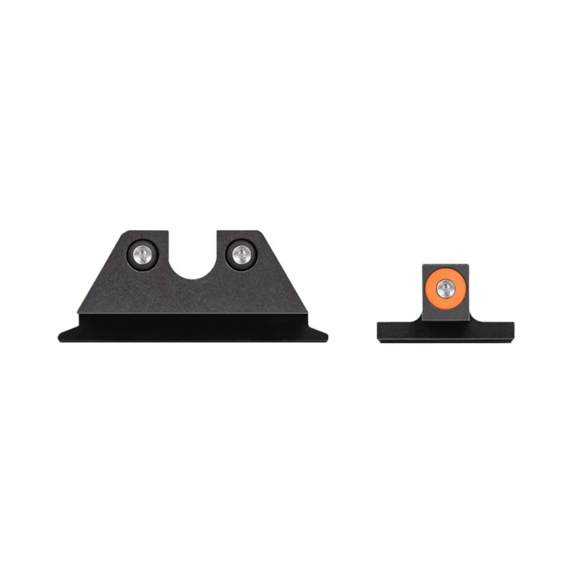  SAW-202-007-OGZG Night Fision SW MP Shield Orange Ring U Notch Blk Rear