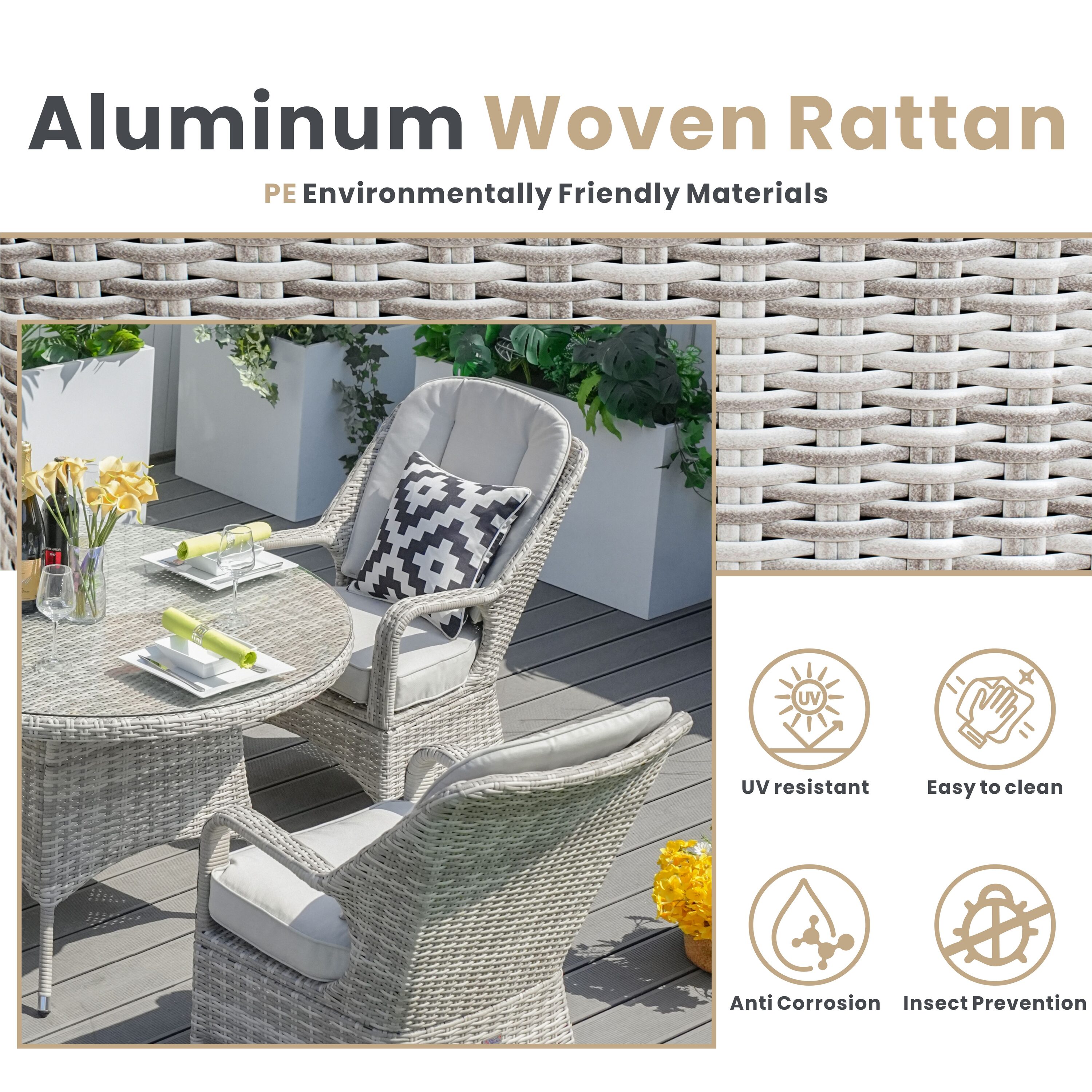 Moda Furnishings MPAD-1709-WW Patio-Dining-Sets - View #5