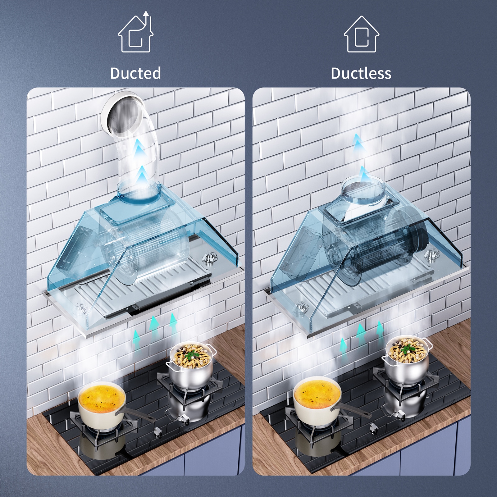 VIKIO INB01SS36 Undercabinet-Range-Hoods - View #5