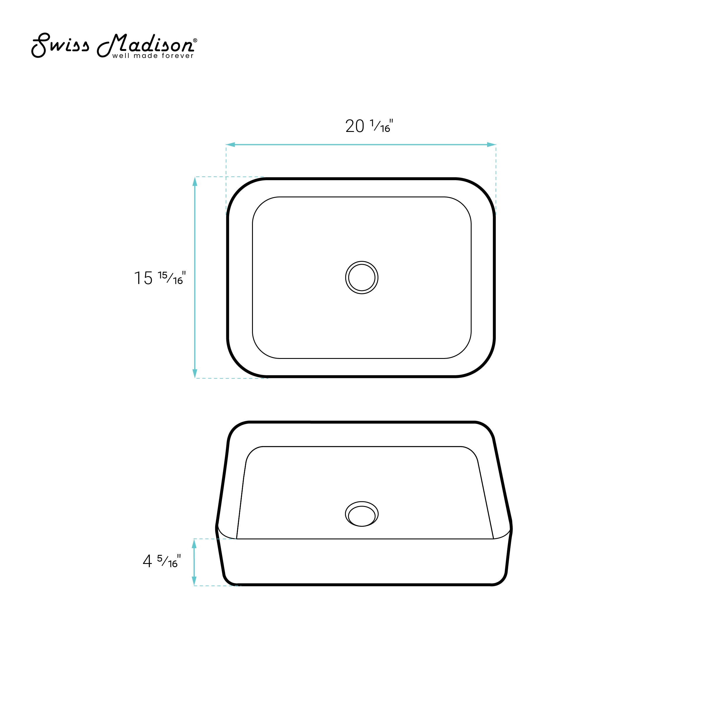 Swiss Madison SM-25-VSBAS03BK Bath-Sink - View #7