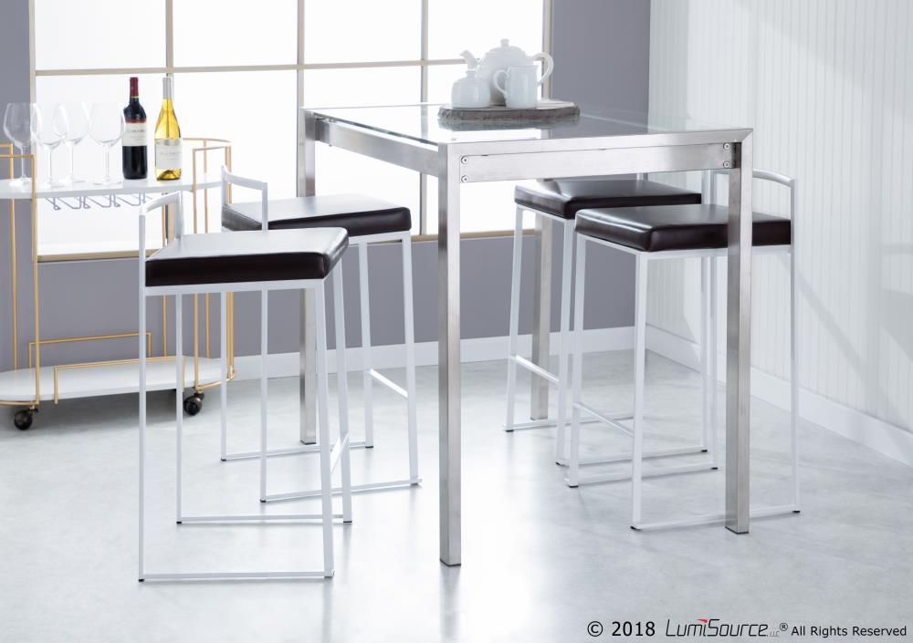 LumiSource B26-FUJI W+BN2 stools - View #10