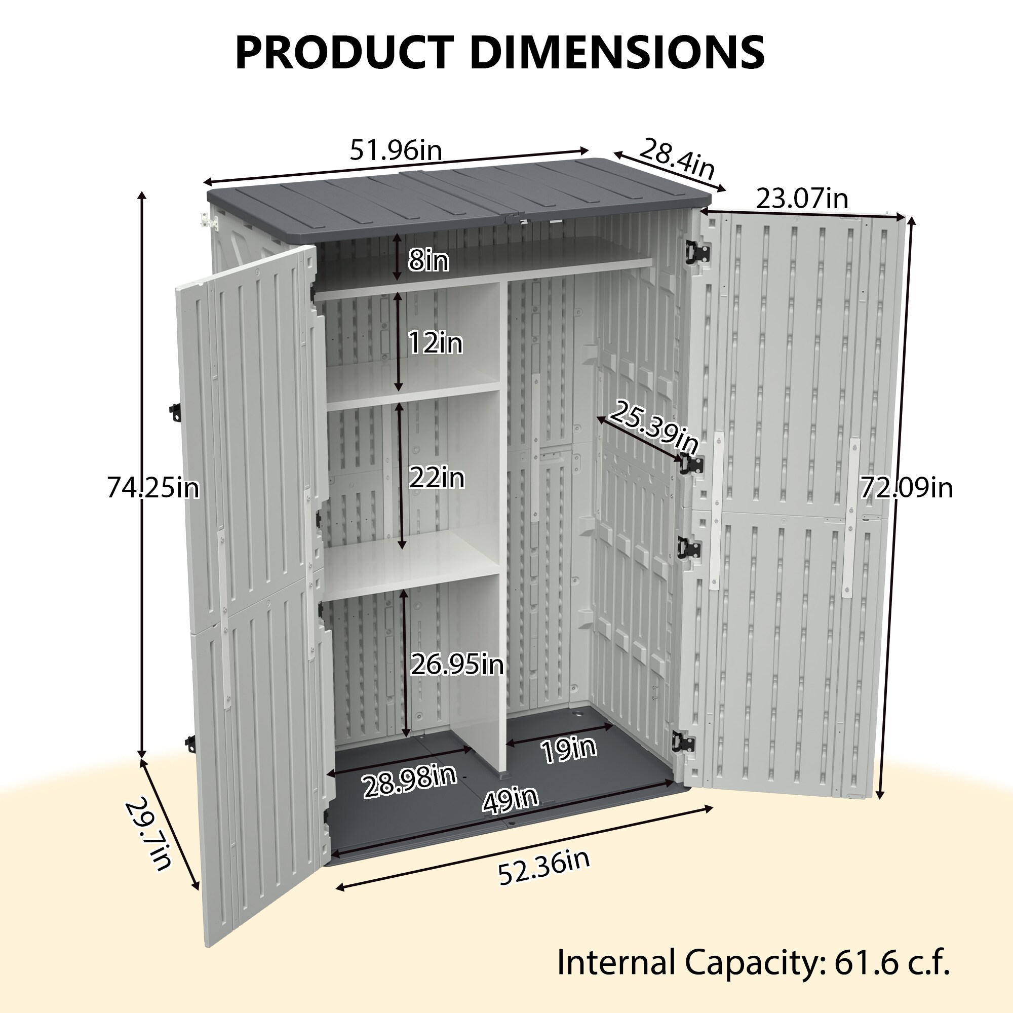 Flynama G-2505S00082 Vinyl-Resin-Storage-Buildings - View #5