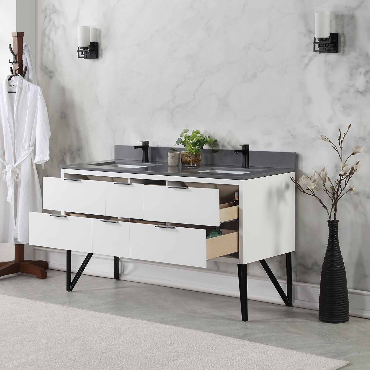 Altair 548060-WH-CG-NM Bath-Vanity-Combo - View #7