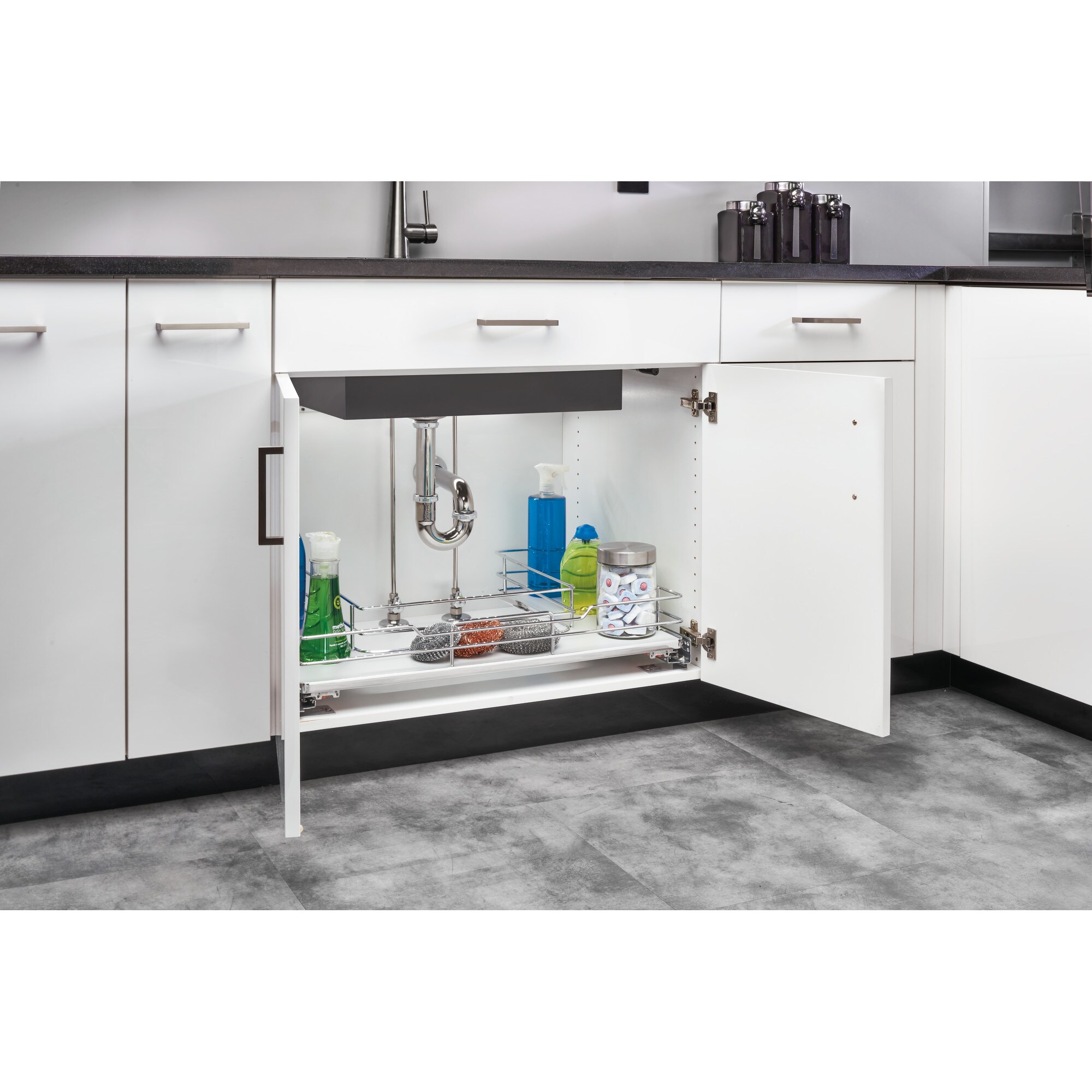 Rev-A-Shelf 5386-33BCSC-GR Pull-Out-Cabinet-Baskets - View #3